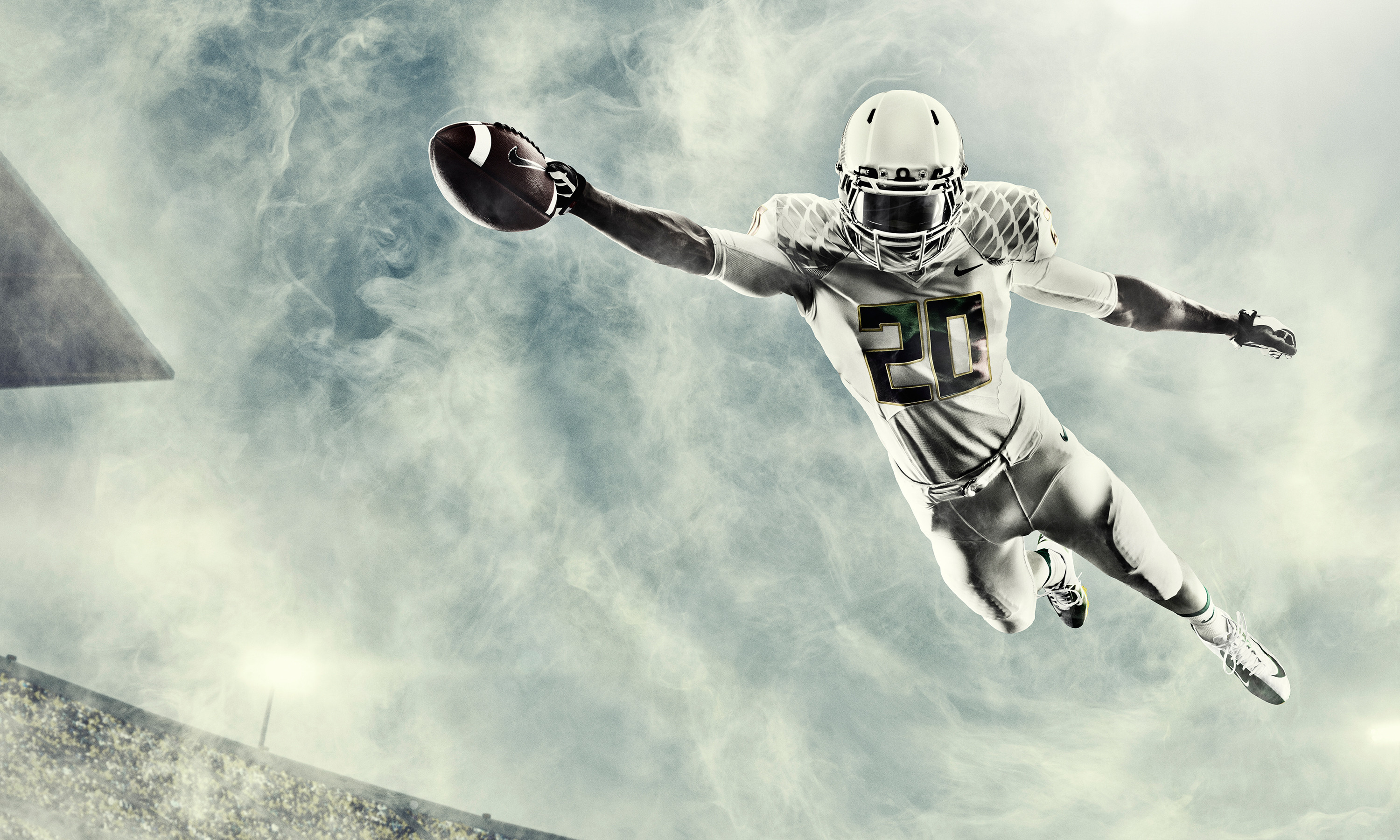 Football americano, Tuffo, Pallone ovale, Giocatore, 2K, sfondo Windows 11