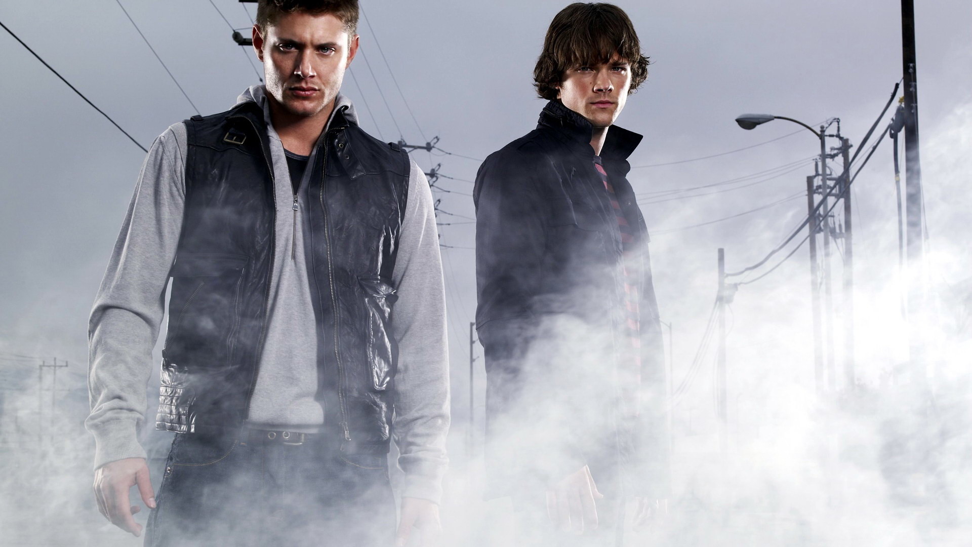 Dean Winchester, Sam Winchester, Supernatural, Nebbia, 1920x1080, sfondo per PC