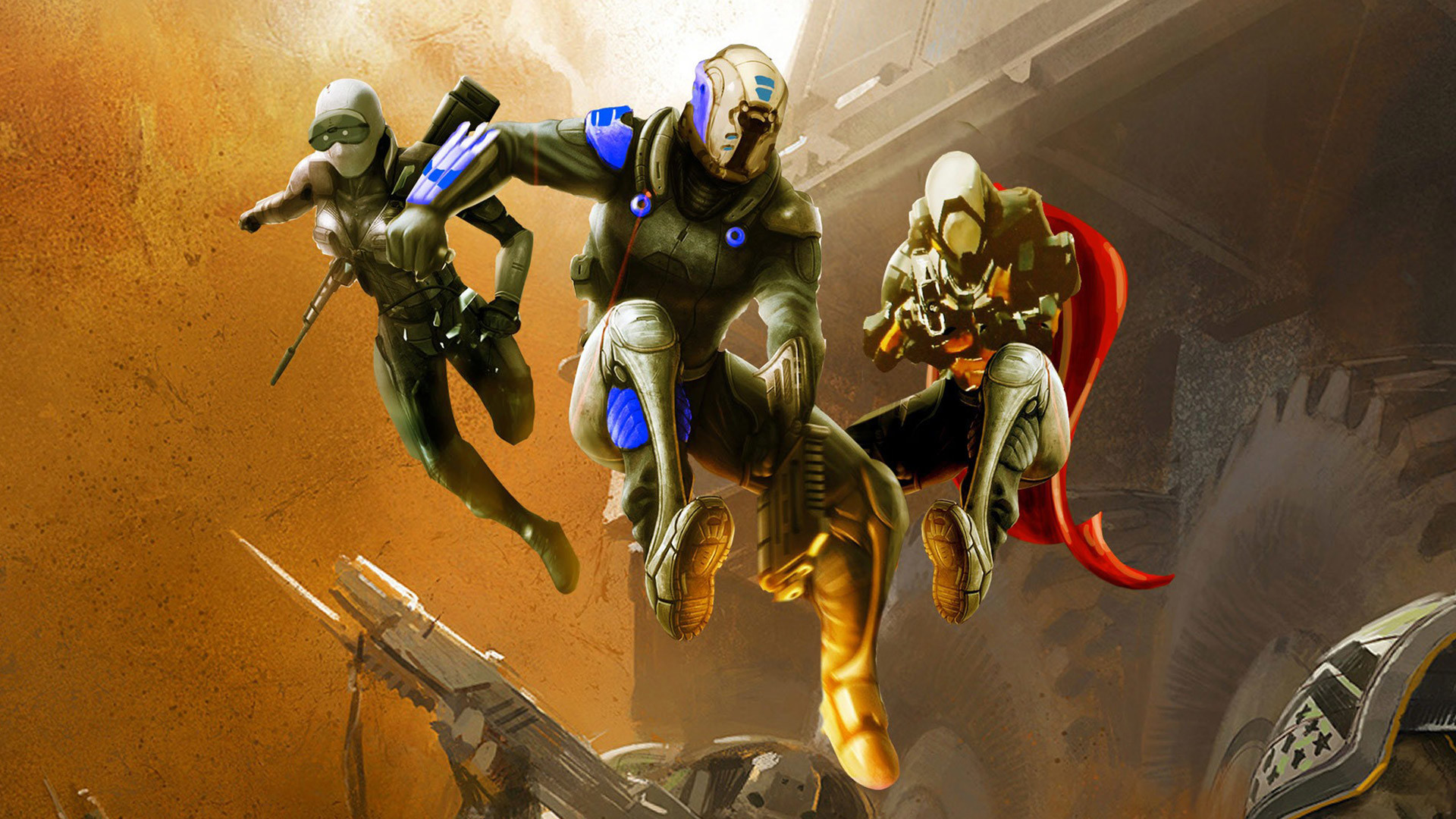 Destiny, Guardiani, Salto, Arte concettuale, Full HD 1080p, sfondo desktop
