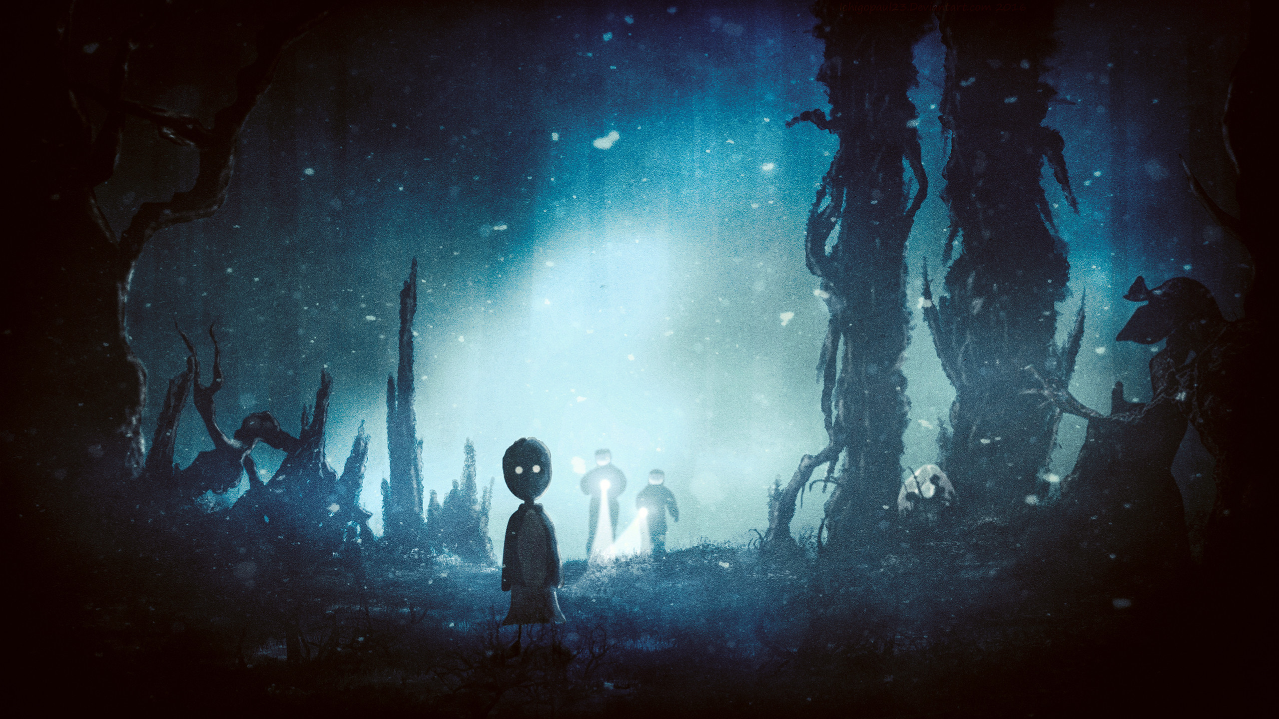Will Byers, Stranger Things, Sottosopra, Foresta, 2560x1440, sfondo per PC