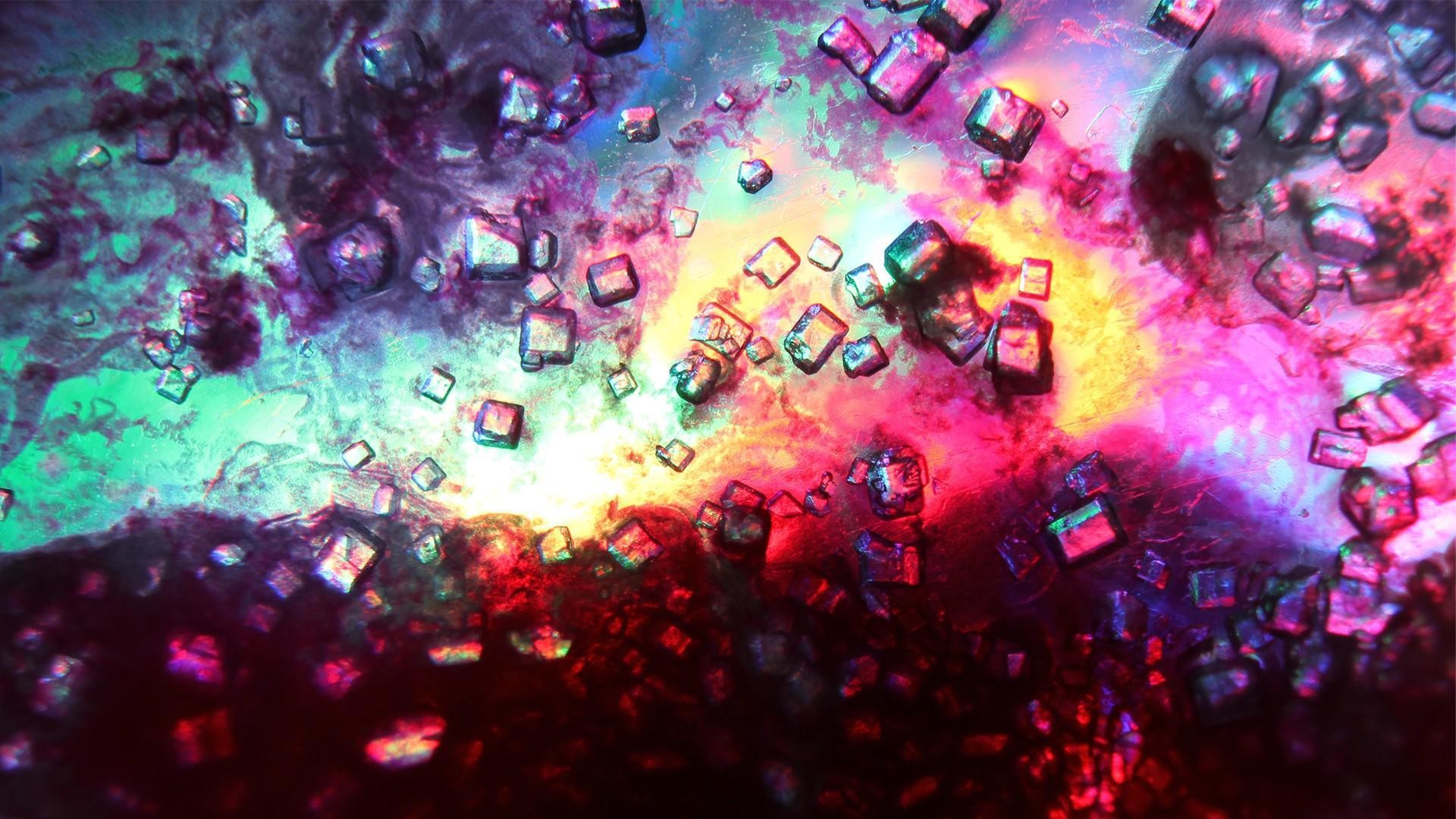 Cristalli, Macro, Multicolore, 1920x1080, immagine di sfondo