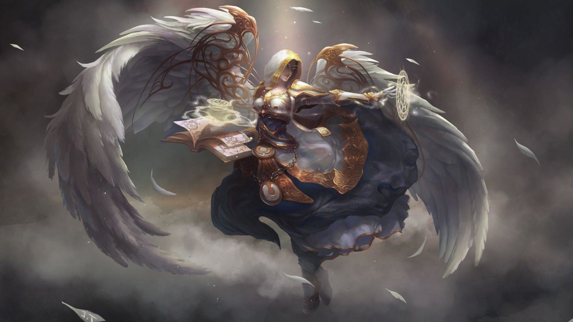 World of Warcraft, Angelo, Paladino, Fantasy, 1920x1080, immagine di sfondo