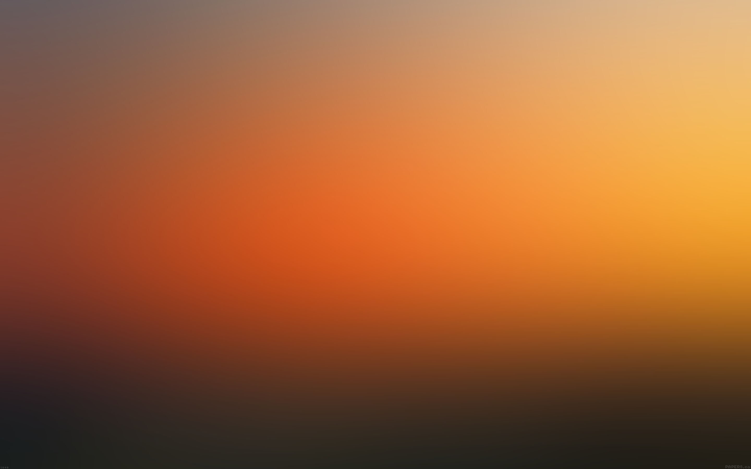Sfocatura, Arancione, Tramonto, Gradiente, 2880x1800, sfondo MacBook Pro