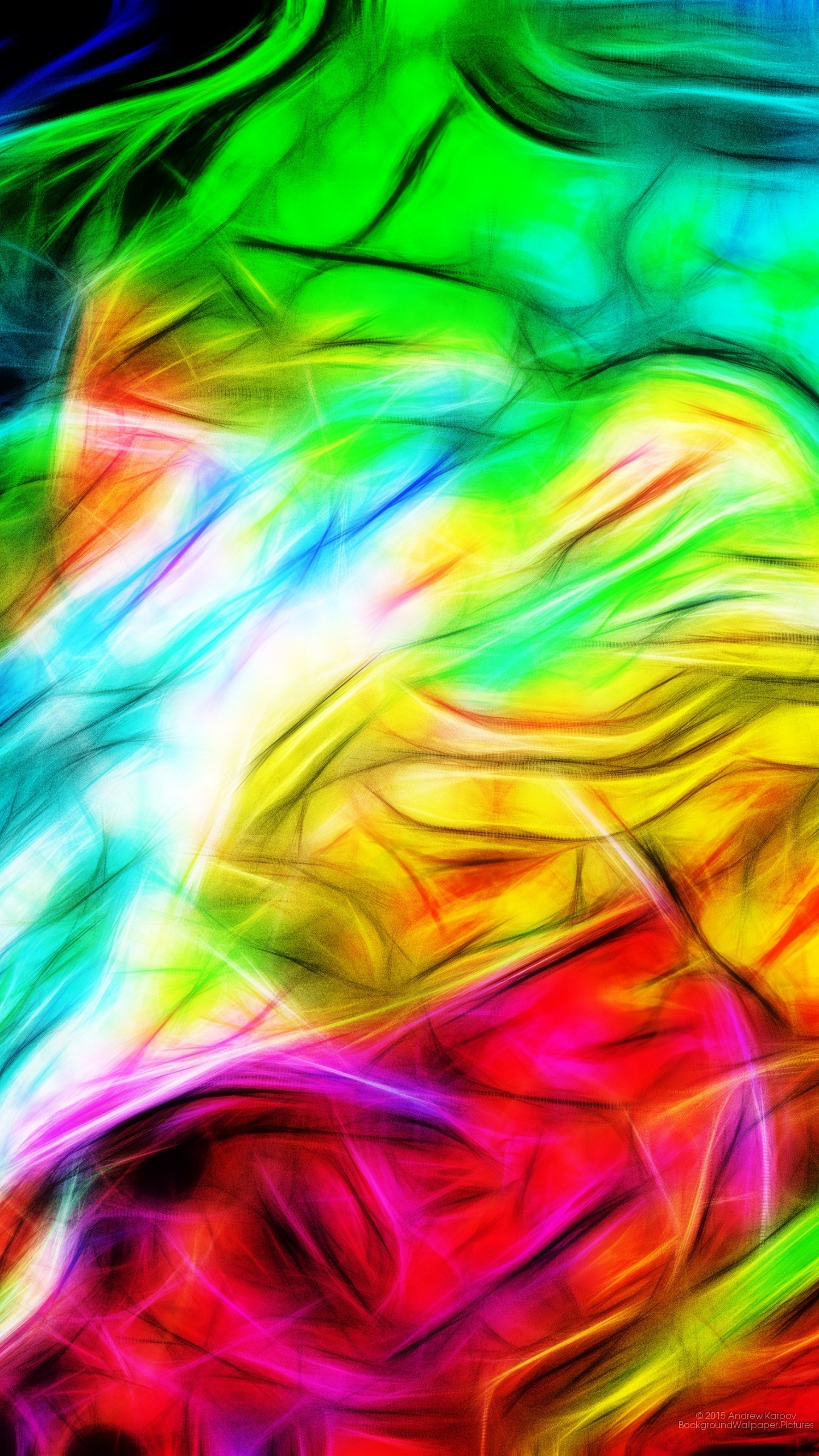 Astratto, Colori vivaci, Pennellate, sfondo per iPhone e Android