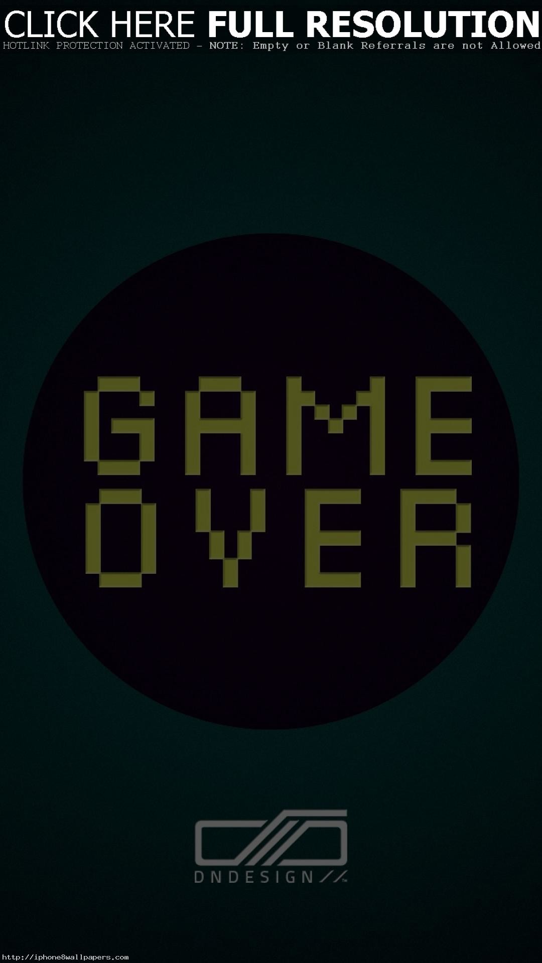 Game Over, Pixel art, Verde acqua, Minimalista, schermata di blocco Android