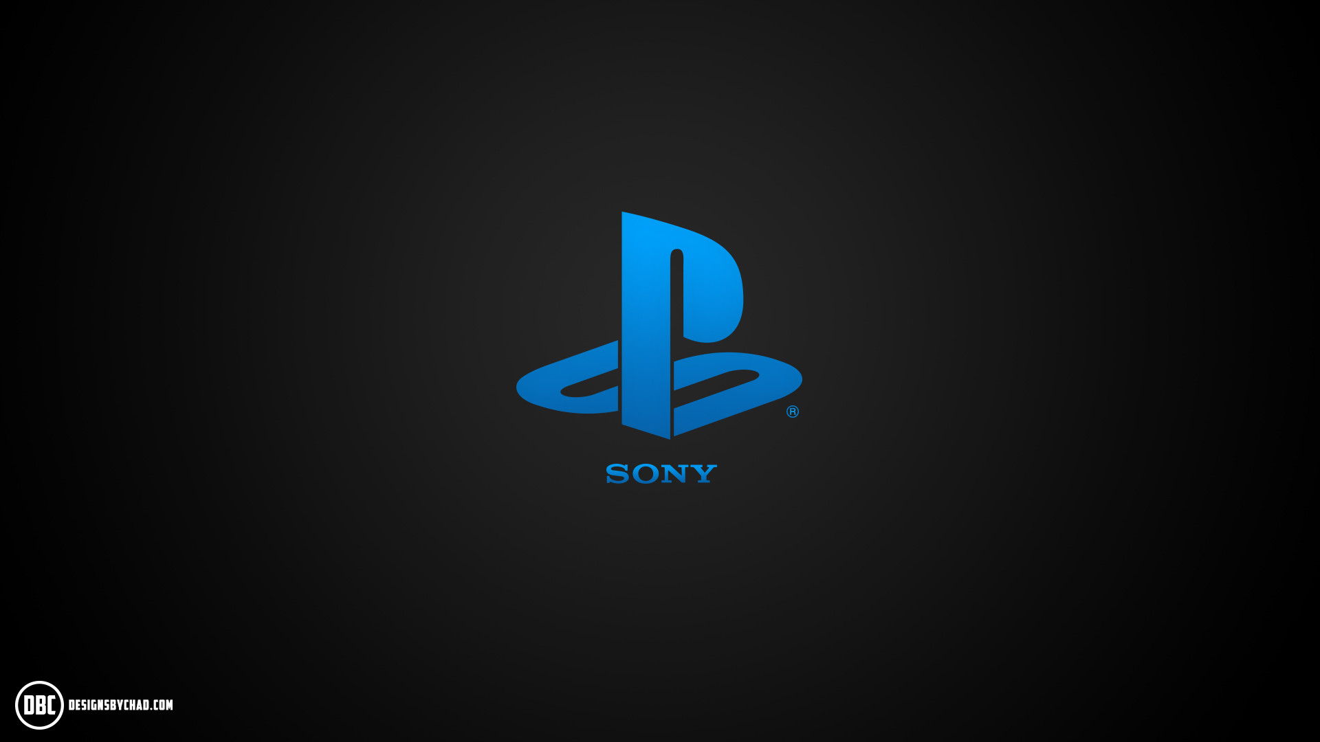 Logo PlayStation, Sony, Sfondo nero, 1920x1080, wallpaper desktop