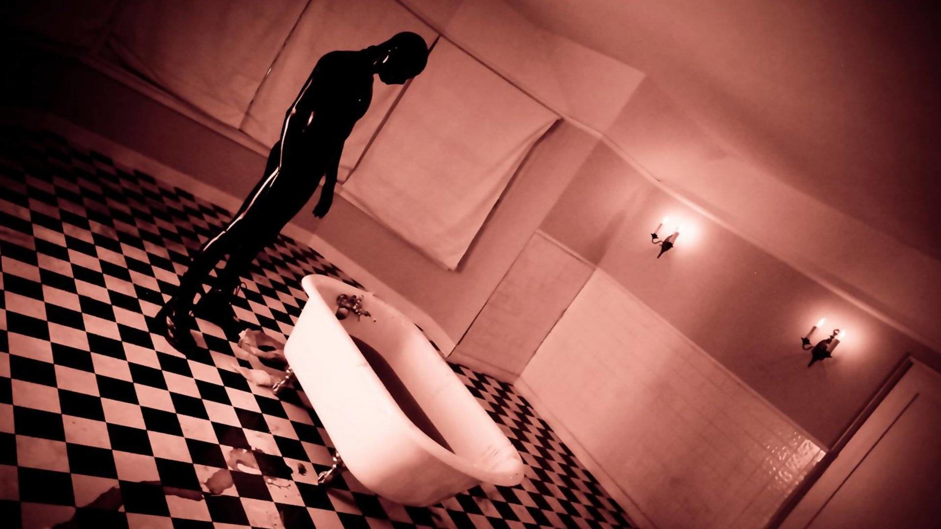 American Horror Story: Murder House, Rubber Man, Pavimento a scacchi, Bagno, Vasca, sfondo per PC