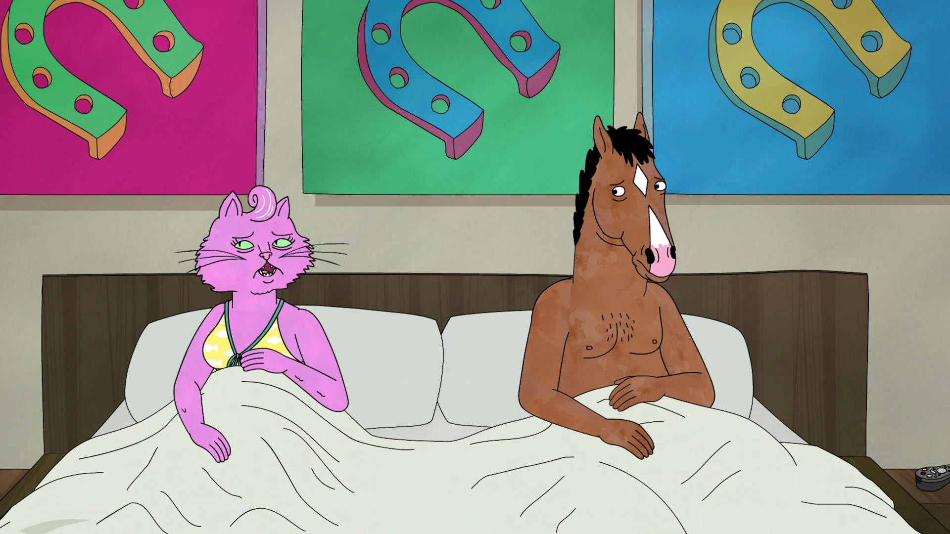 BoJack Horseman, Princess Carolyn, Letto, Ferro di cavallo, Full HD 1080p, sfondo desktop