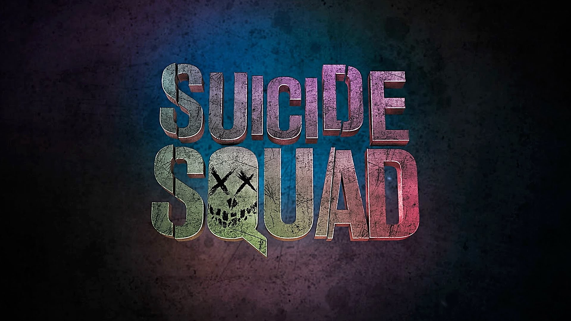 Suicide Squad, Logo, Grunge, 1920x1080, immagine di sfondo