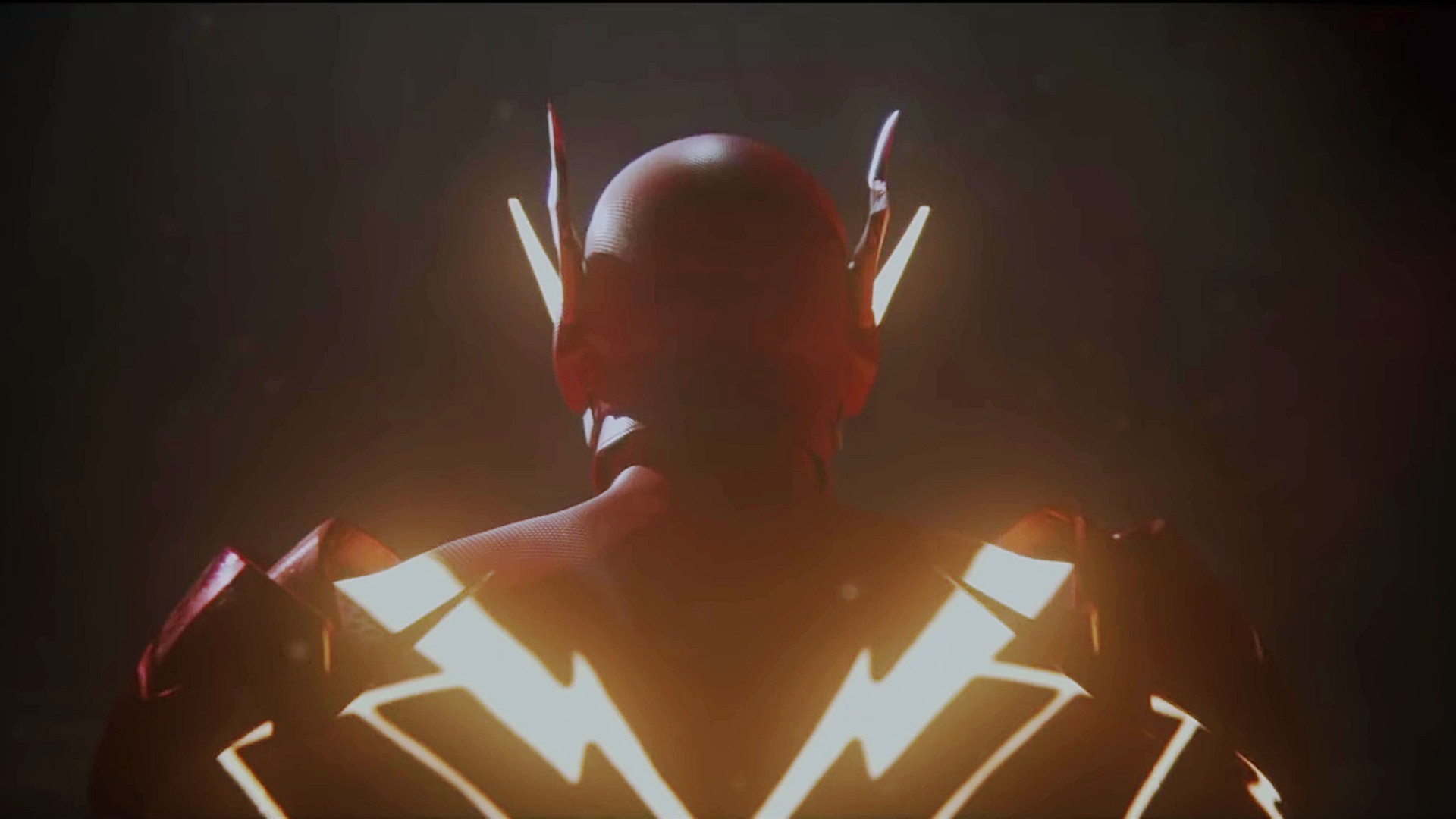 Flash, Silhouette, Sfondo scuro, Full HD, wallpaper per computer