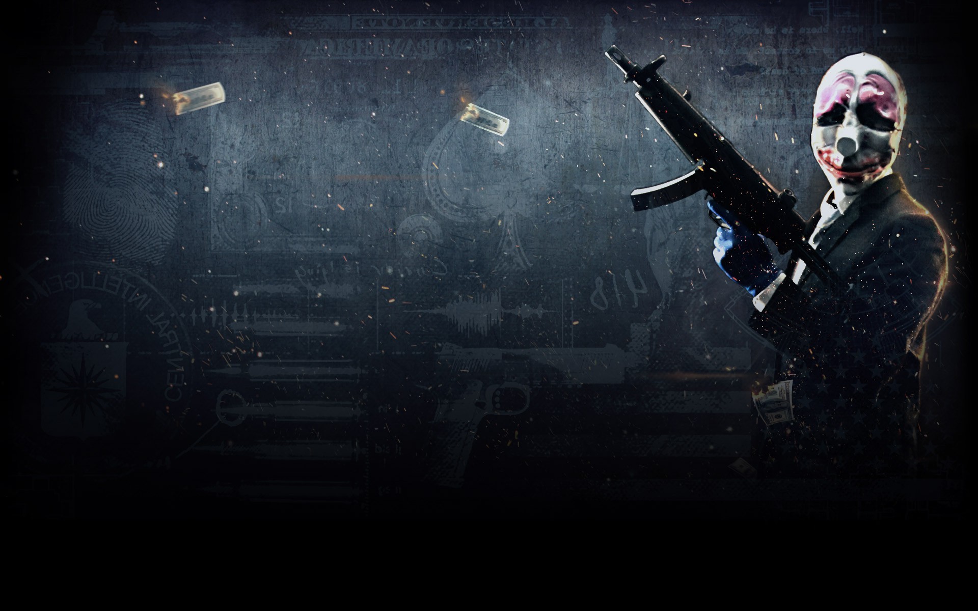 Hoxton, Payday 2, Mitra, Scuro, 1920x1200, sfondo MacBook Pro