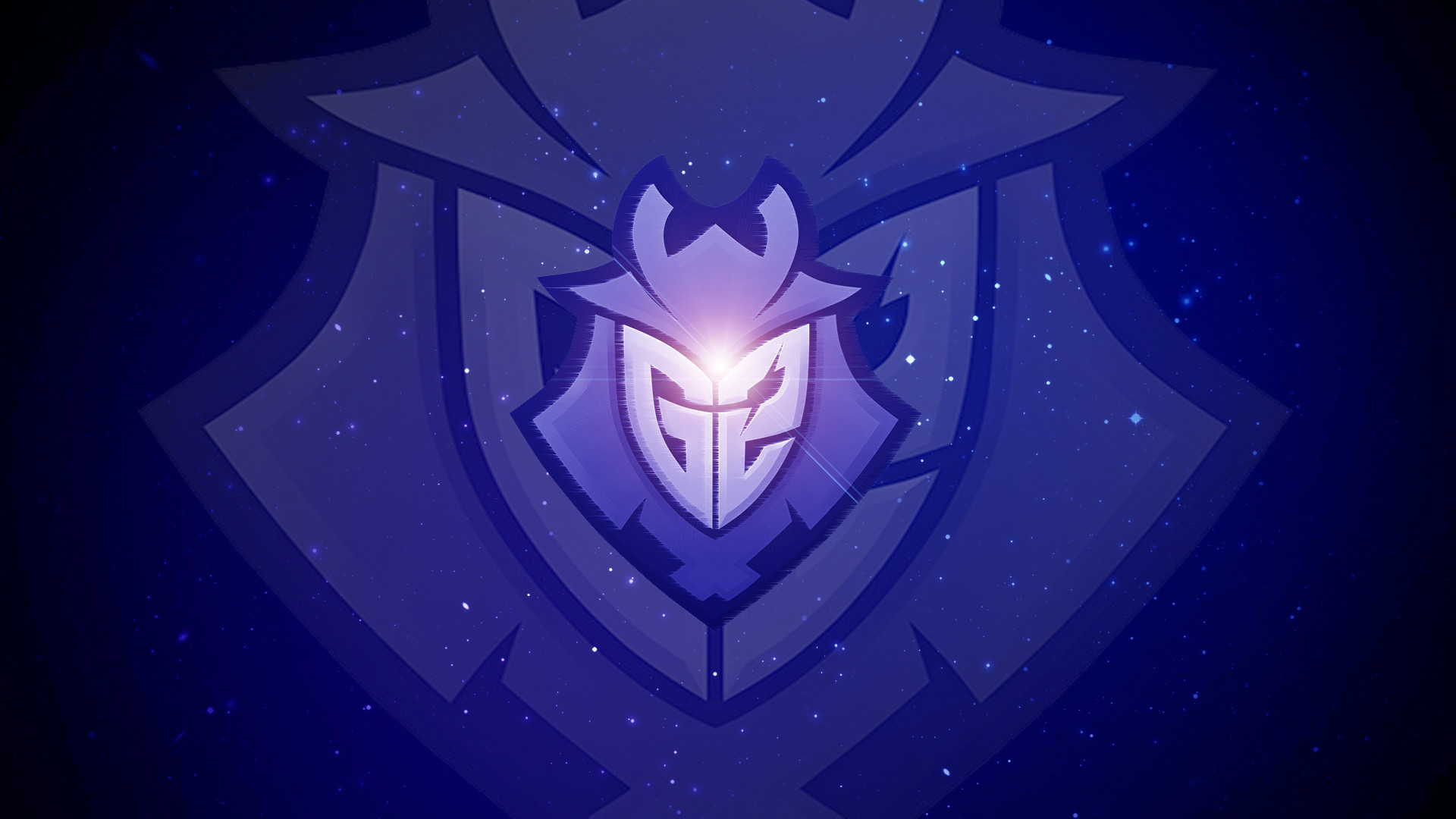 G2 Esports, CS:GO, Logo, Blu, Full HD, sfondo per PC