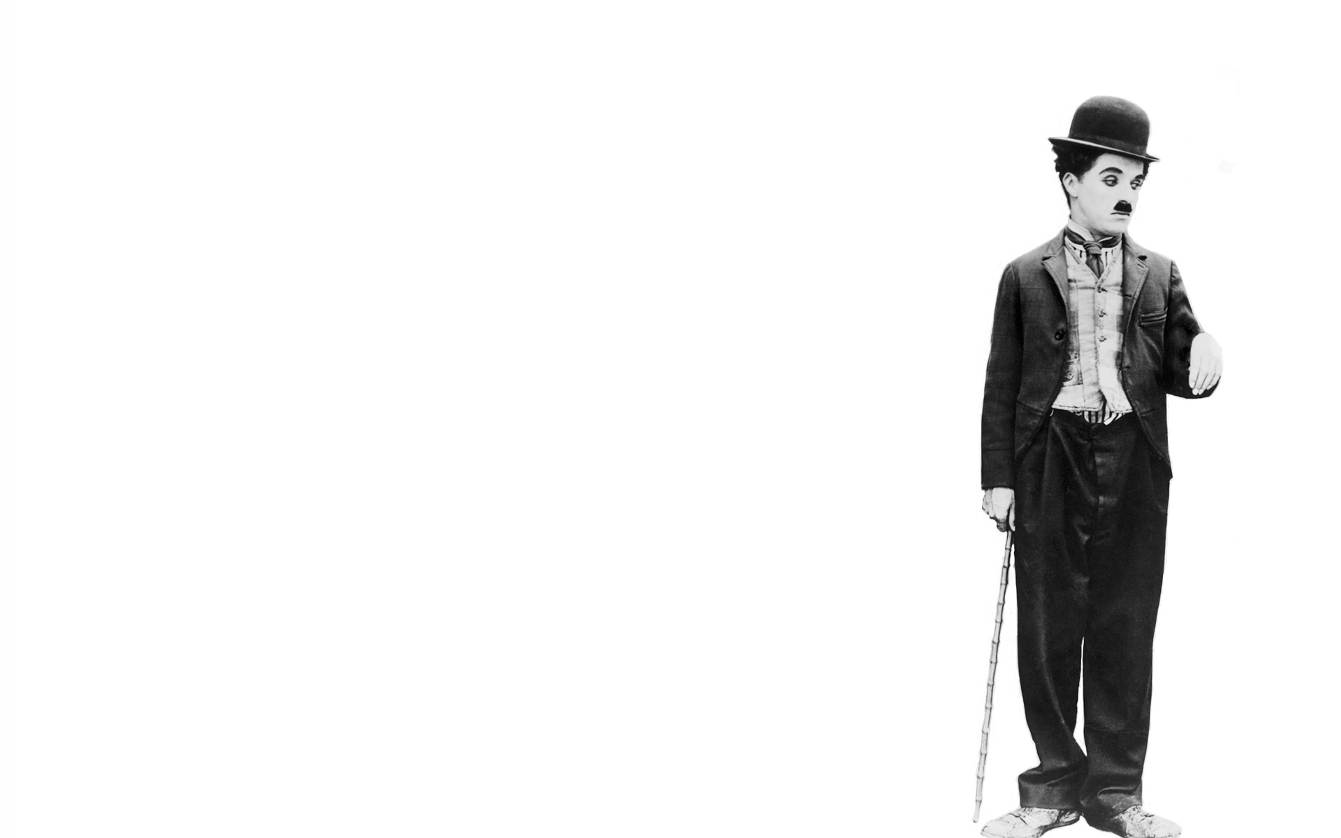 Charlie Chaplin, Charlot, Bombetta, Bastone, 1920x1200, immagine di sfondo