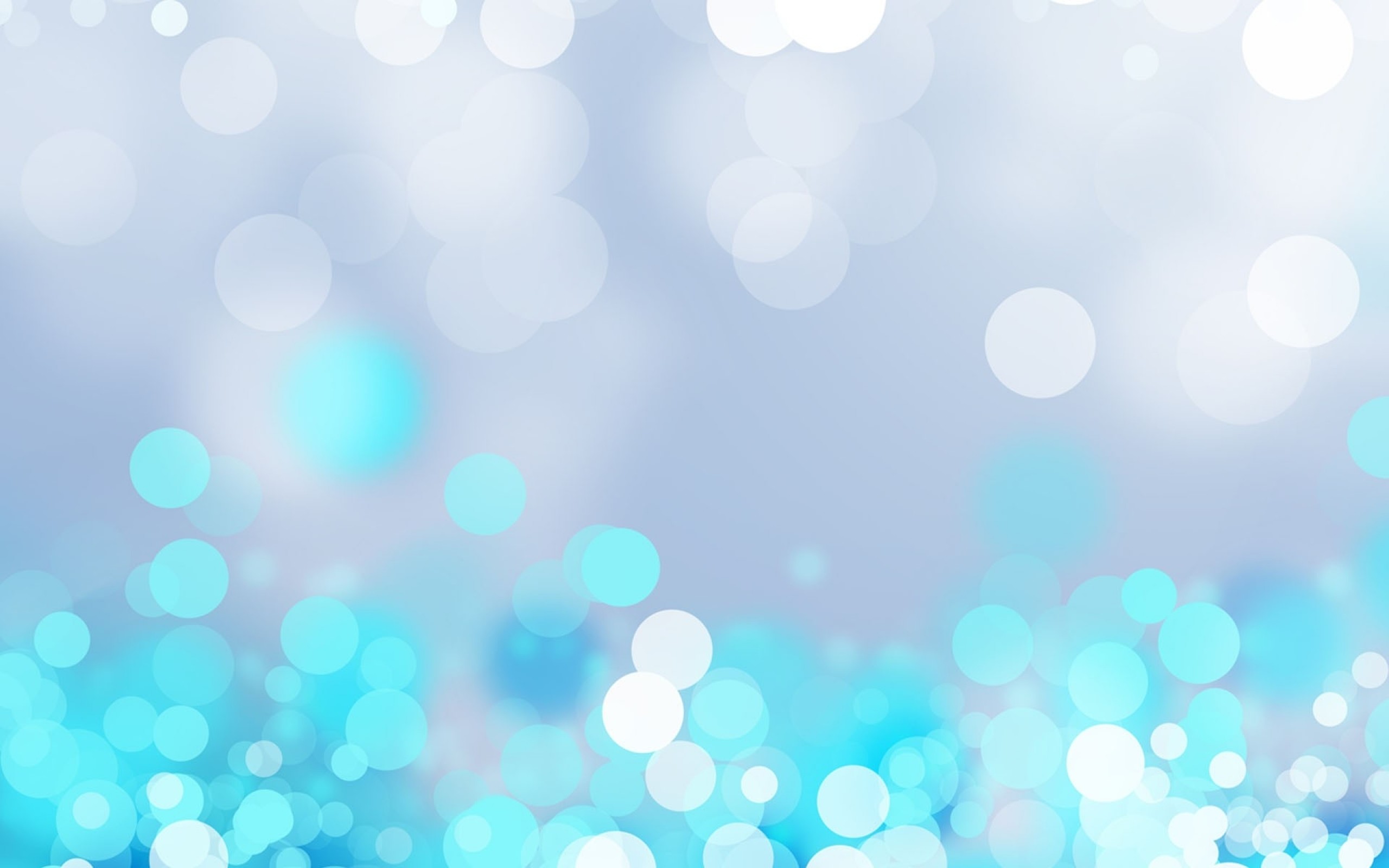 Azzurro, Bokeh, Cerchi luminosi, Grigio argento, Astratto, 2K 1600p, sfondo desktop
