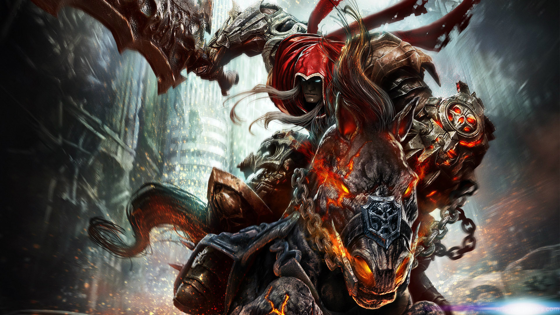 Darksiders, Demone, Fantasy, Full HD, wallpaper per portatile