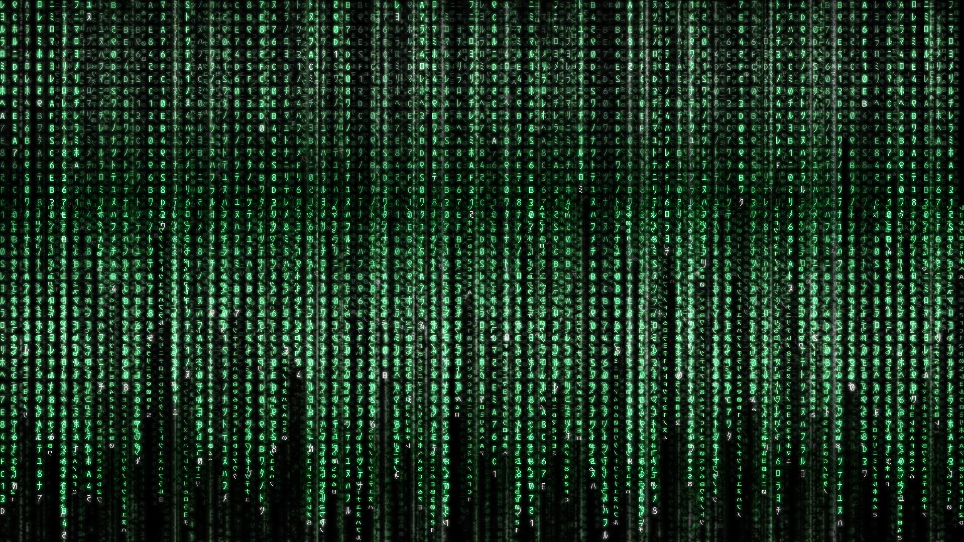 Matrix, Codice digitale, Pioggia di codice, Verde, Full HD 1080p, sfondo desktop