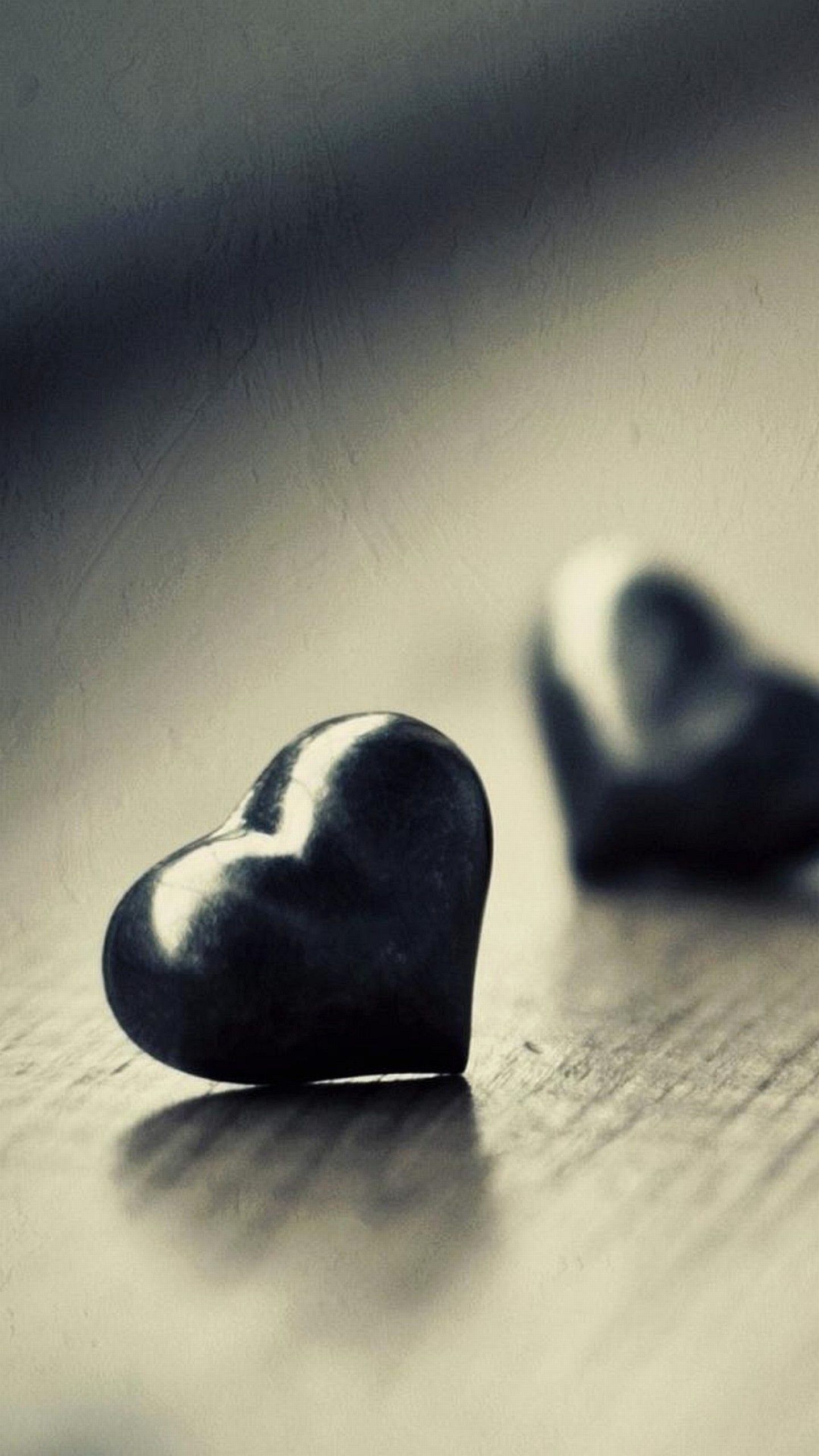 Cuori, Pietre, Amore, Bianco e nero, Macro, wallpaper LG G3