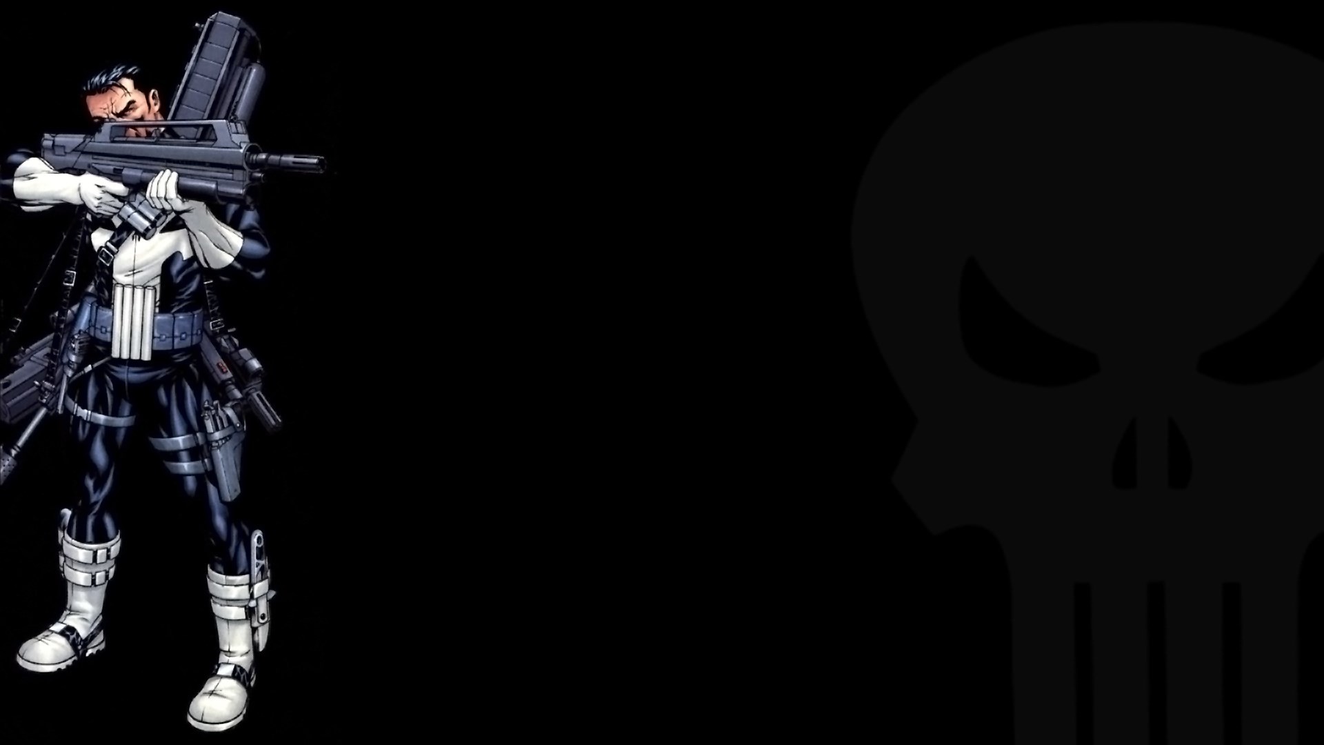 Frank Castle, Teschio del Punitore, The Punisher, Fumetto, Full HD, sfondo per portatile