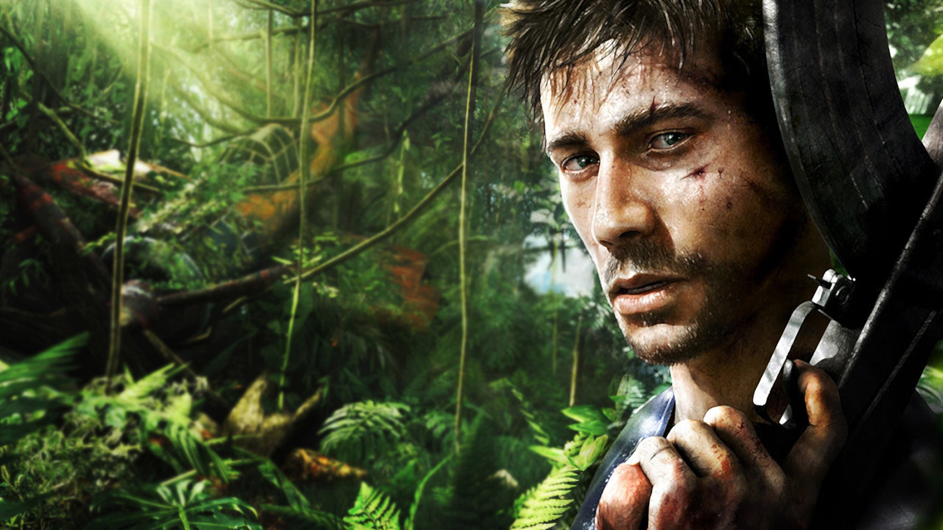 Jason Brody, Far Cry 3, Giungla, Pistola, Full HD 1080p, sfondo desktop