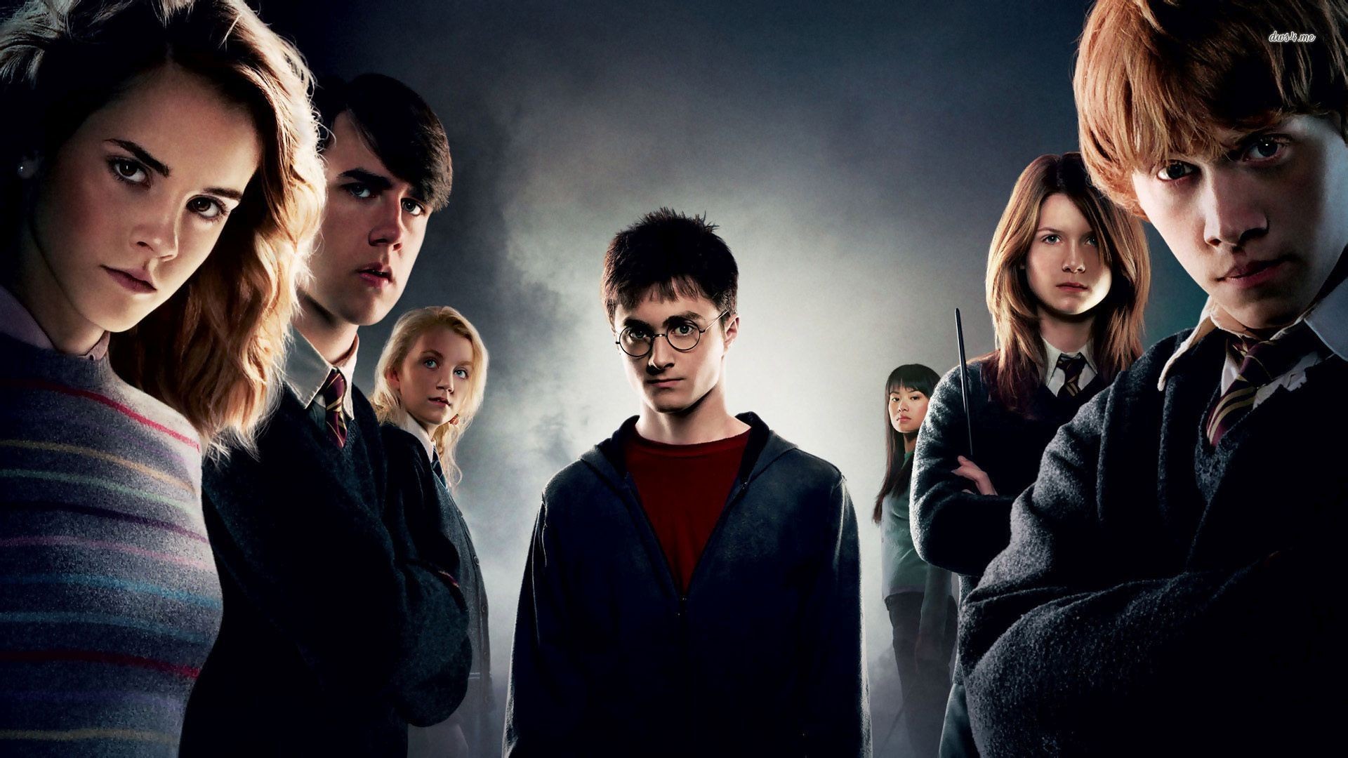Harry Potter e l'Ordine della Fenice, Harry Potter, Hermione Granger, Ron Weasley, Neville Paciock, sfondo Full HD