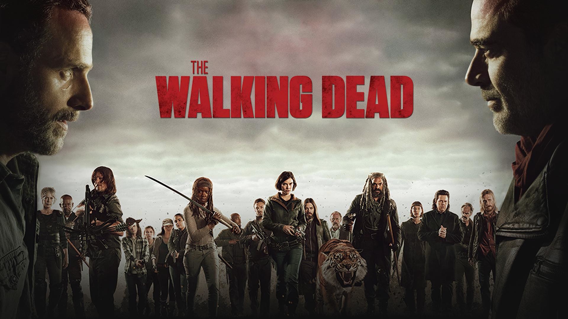 Negan, Rick Grimes, The Walking Dead, Stagione 8, Locandina, Full HD, sfondo Windows 11