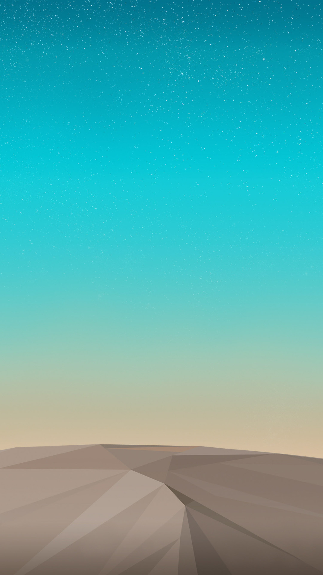 Deserto, Dune, Cielo turchese, Minimalismo, Low poly, sfondo per iPhone 6S