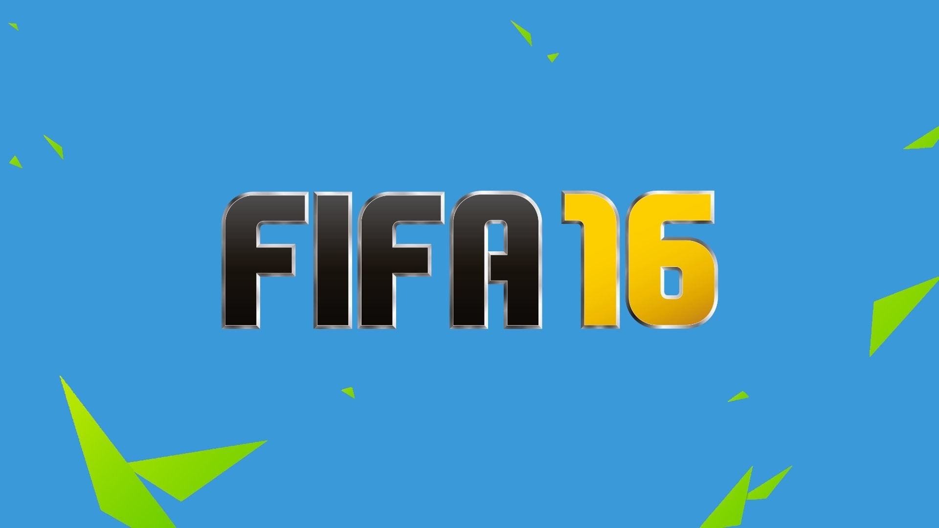FIFA 16, Logo, Azzurro, 1920x1080, sfondo per PC