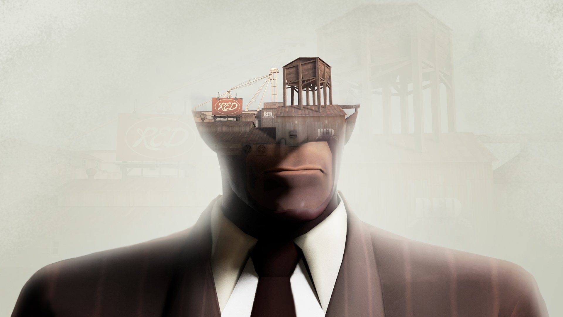 True Detective, Doppia esposizione, Abito, Torre dell'acqua, Full HD, sfondo per portatile