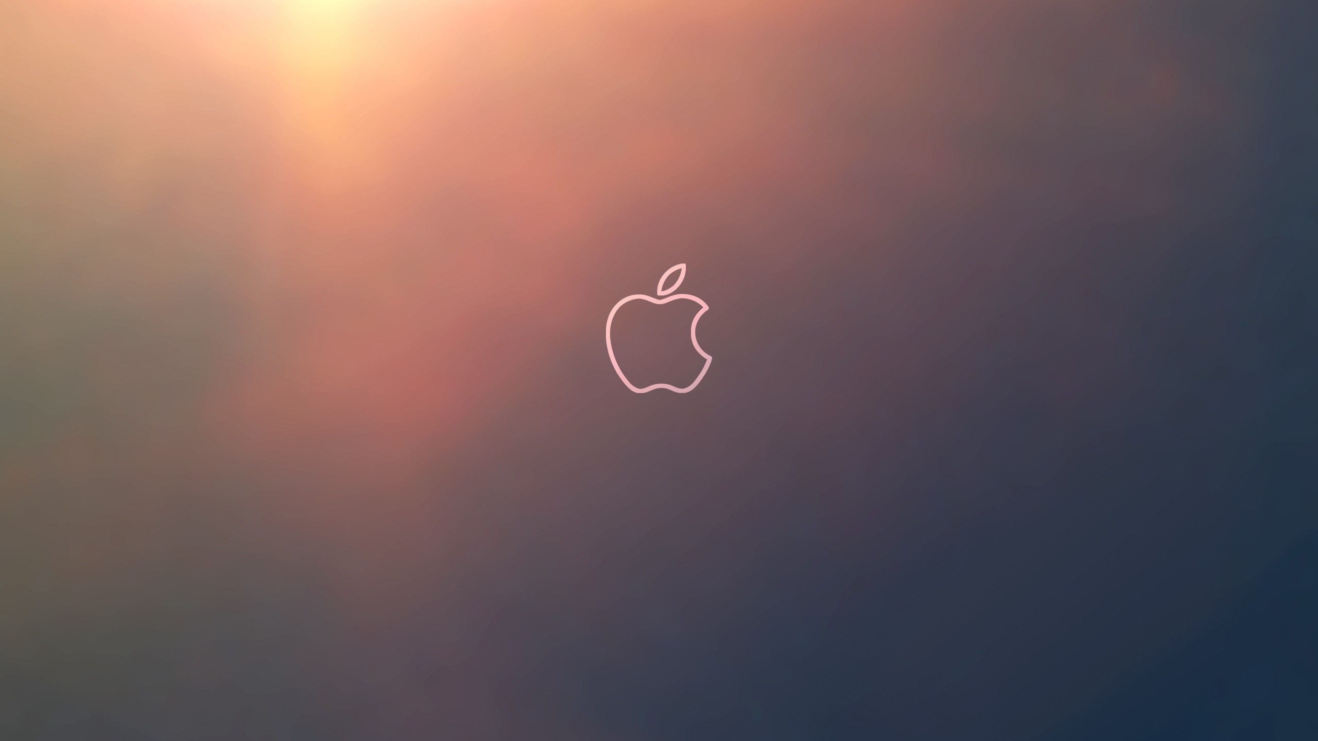 Logo Apple, Sfumatura, Minimalista, immagine di sfondo Mac
