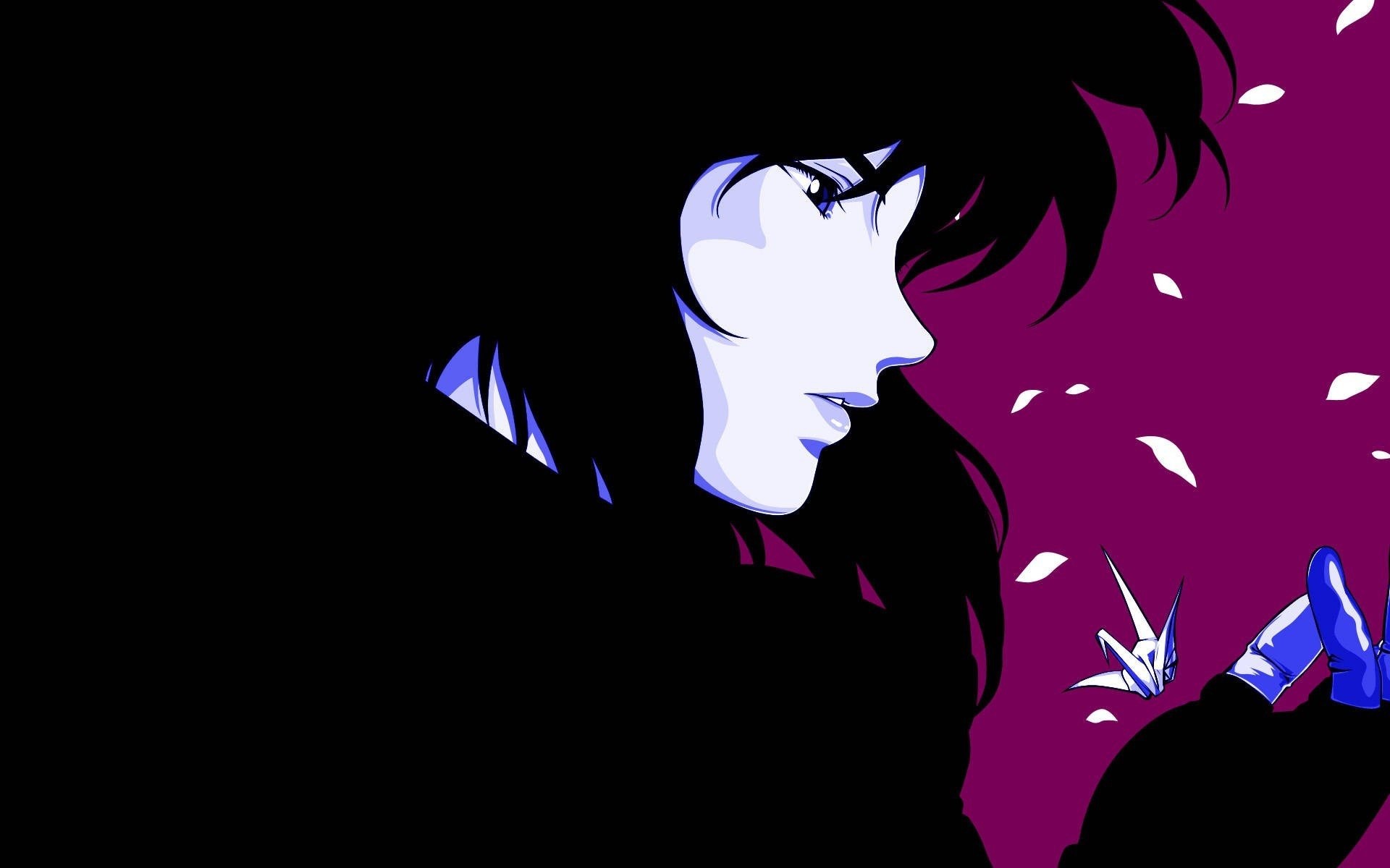 Motoko Kusanagi, Ghost in the Shell, Profilo, Viola, 16:10 Full HD, sfondo widescreen