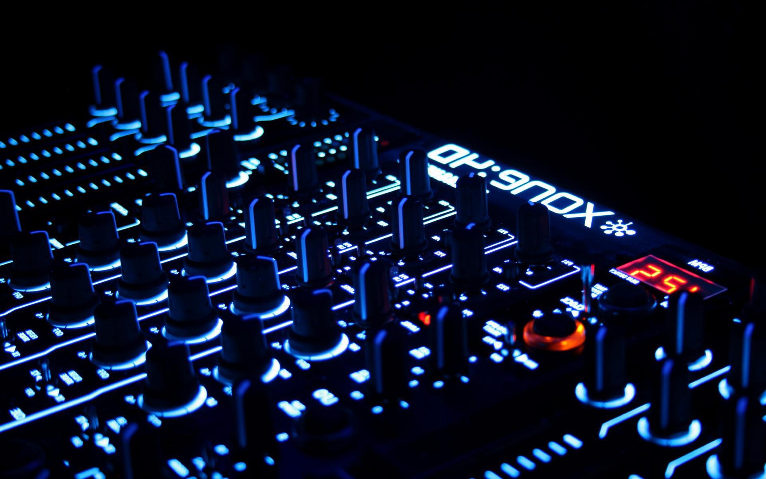 Pioneer XDJ, Controller DJ, Luci blu, 2K, wallpaper per computer