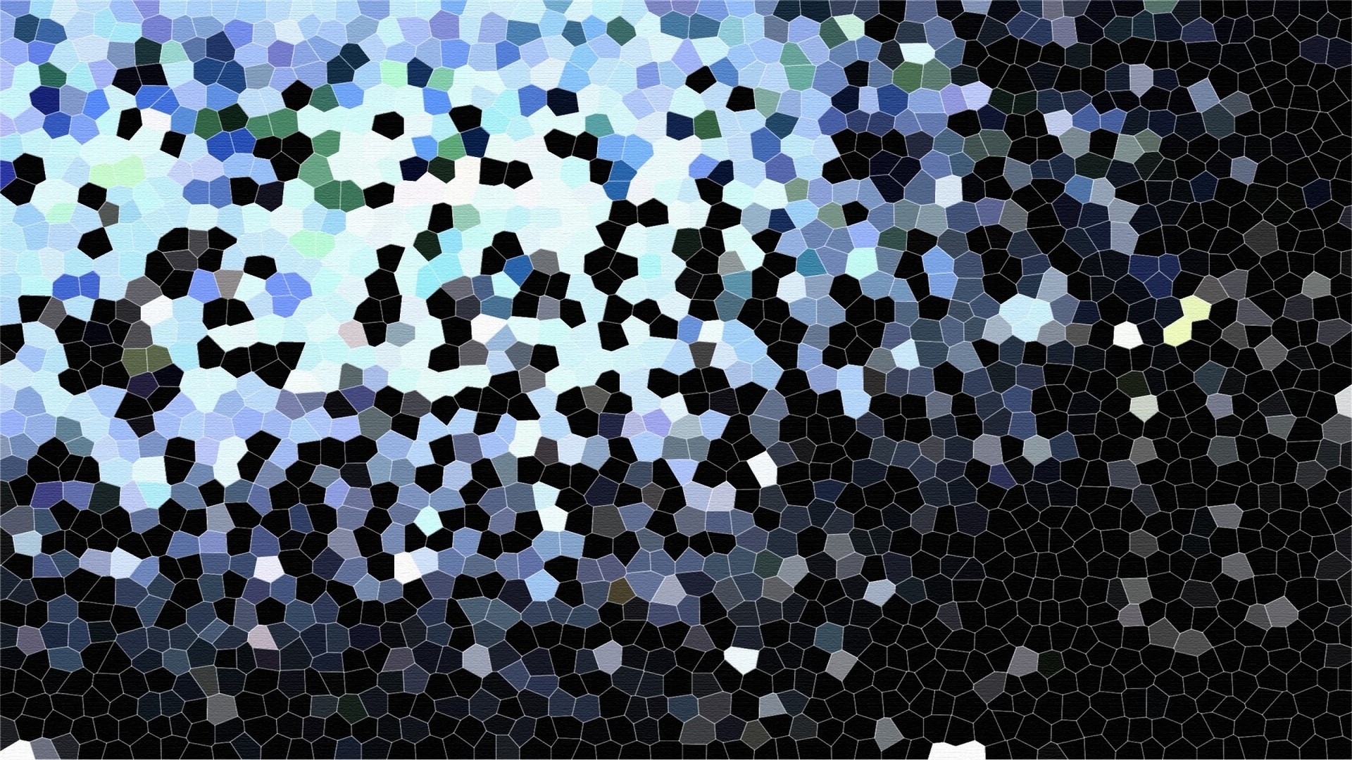 Mosaico, Astratto, Nero e azzurro, 1920x1080, immagine di sfondo