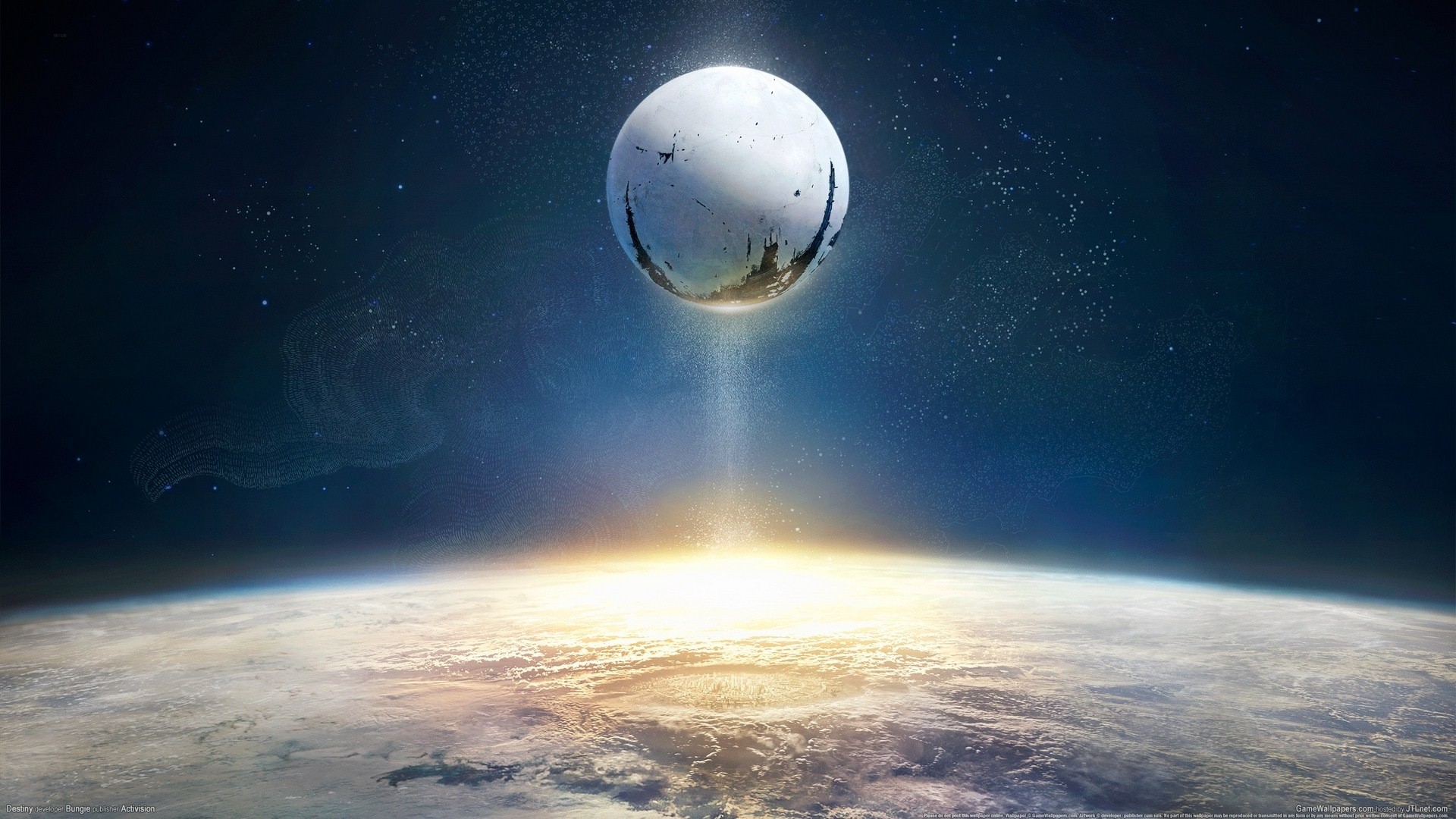 Destiny, Viaggiatore, Terra, Spazio, Full HD, sfondo per PC