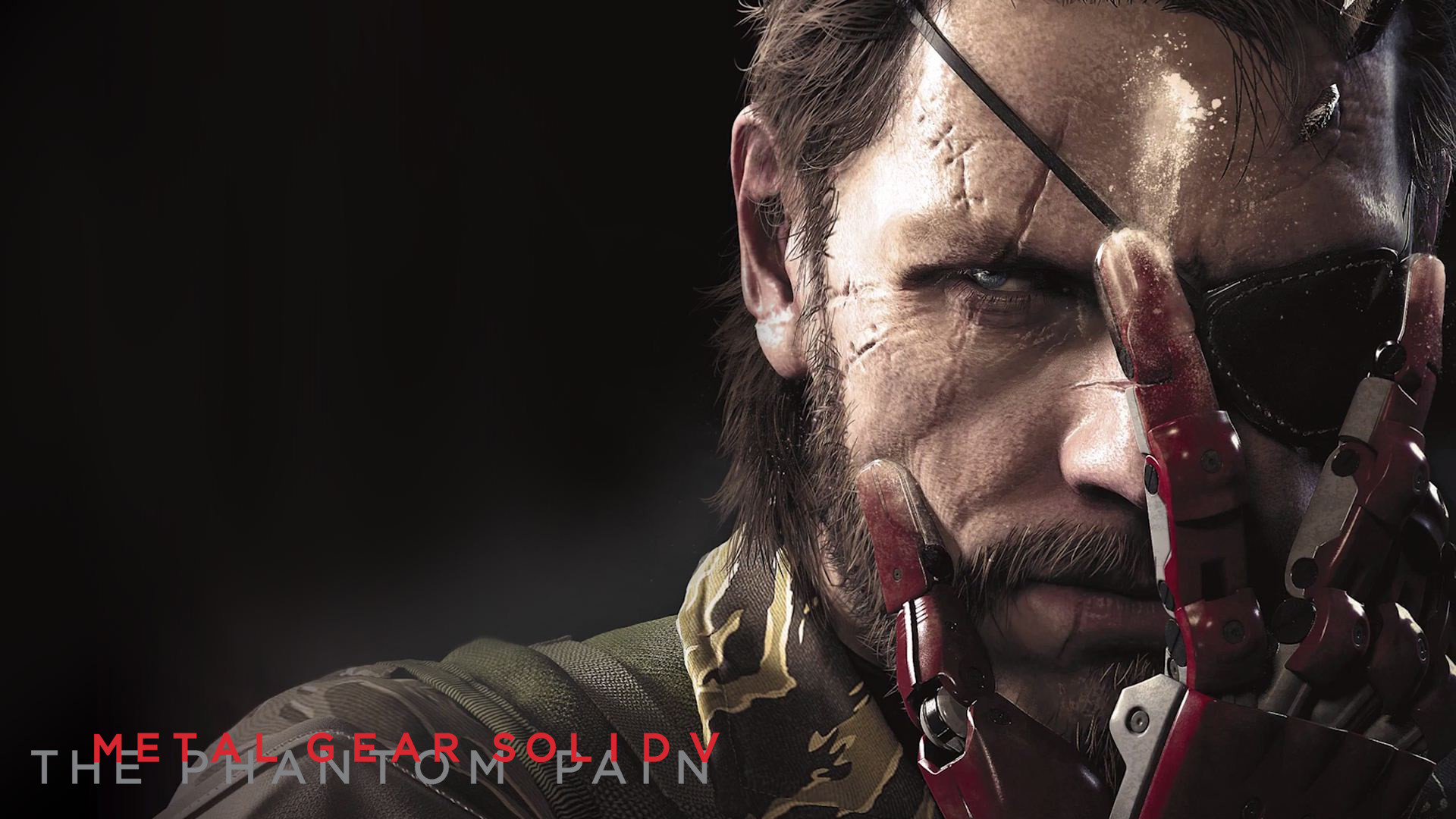 Venom Snake, Metal Gear Solid V: The Phantom Pain, Benda sull'occhio, Primo piano, sfondo 1080p
