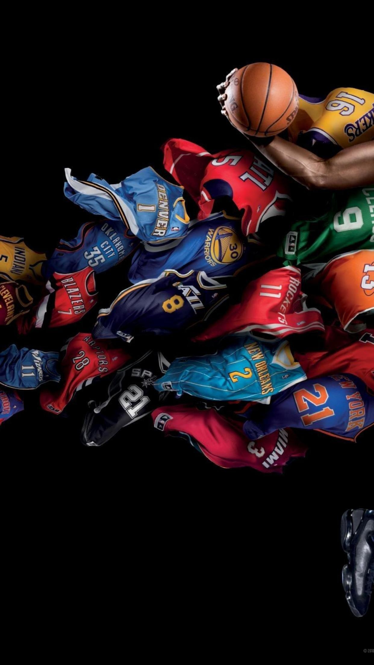 Scarpe da basket, Nike, Sneakers, Sfondo nero, 1242x2208, schermata di blocco iPhone