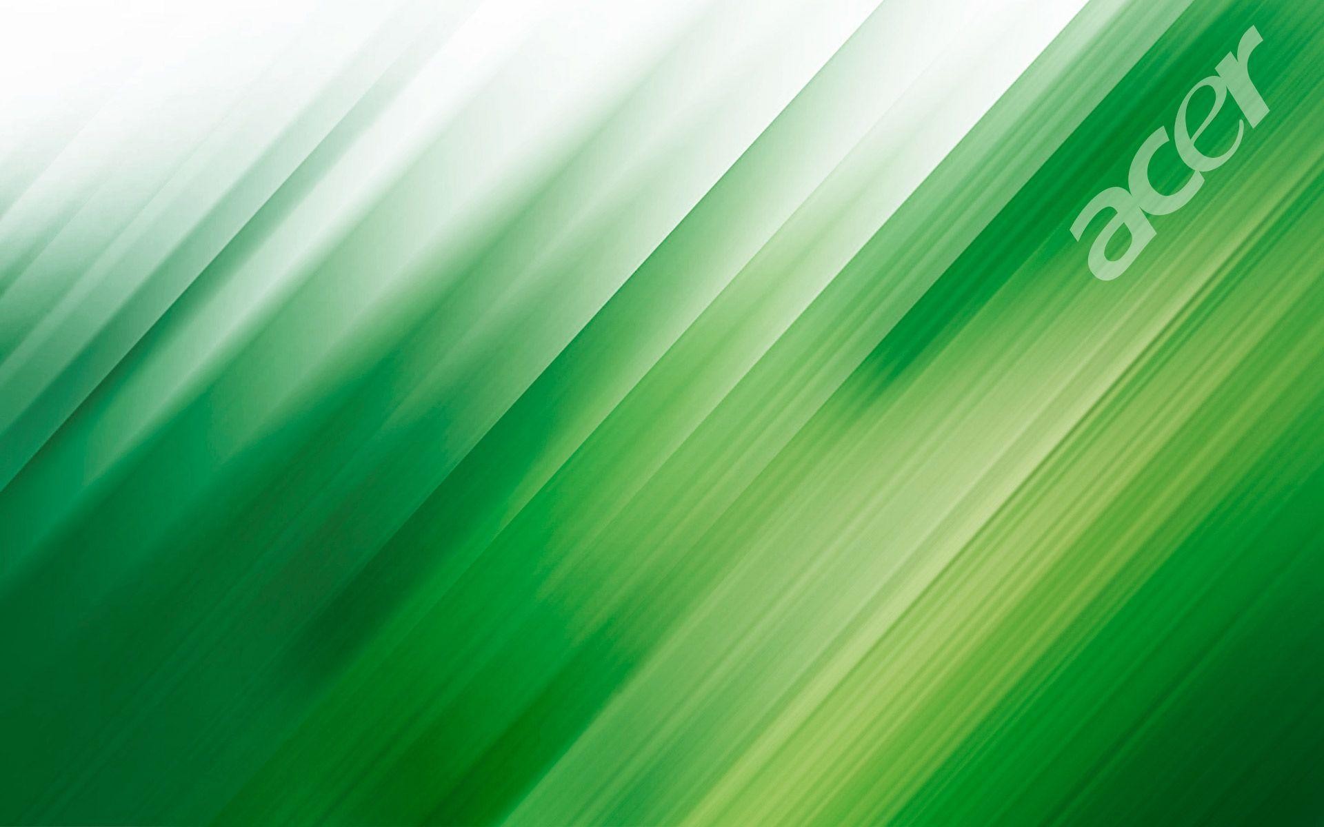 Logo Acer, Acer, Strisce, Verde, Full HD, sfondo desktop