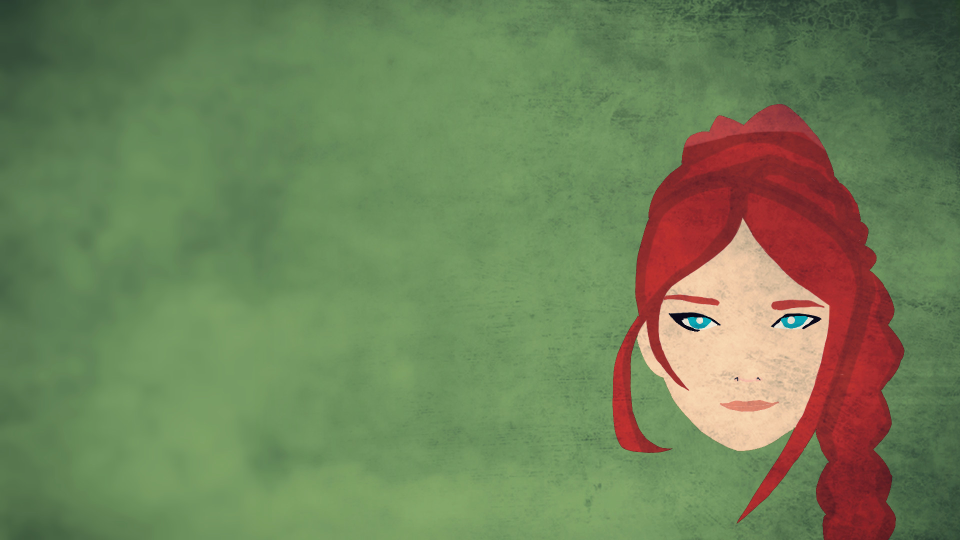 Cassie, Paladins, Capelli rossi, Minimalista, Full HD, sfondo per PC
