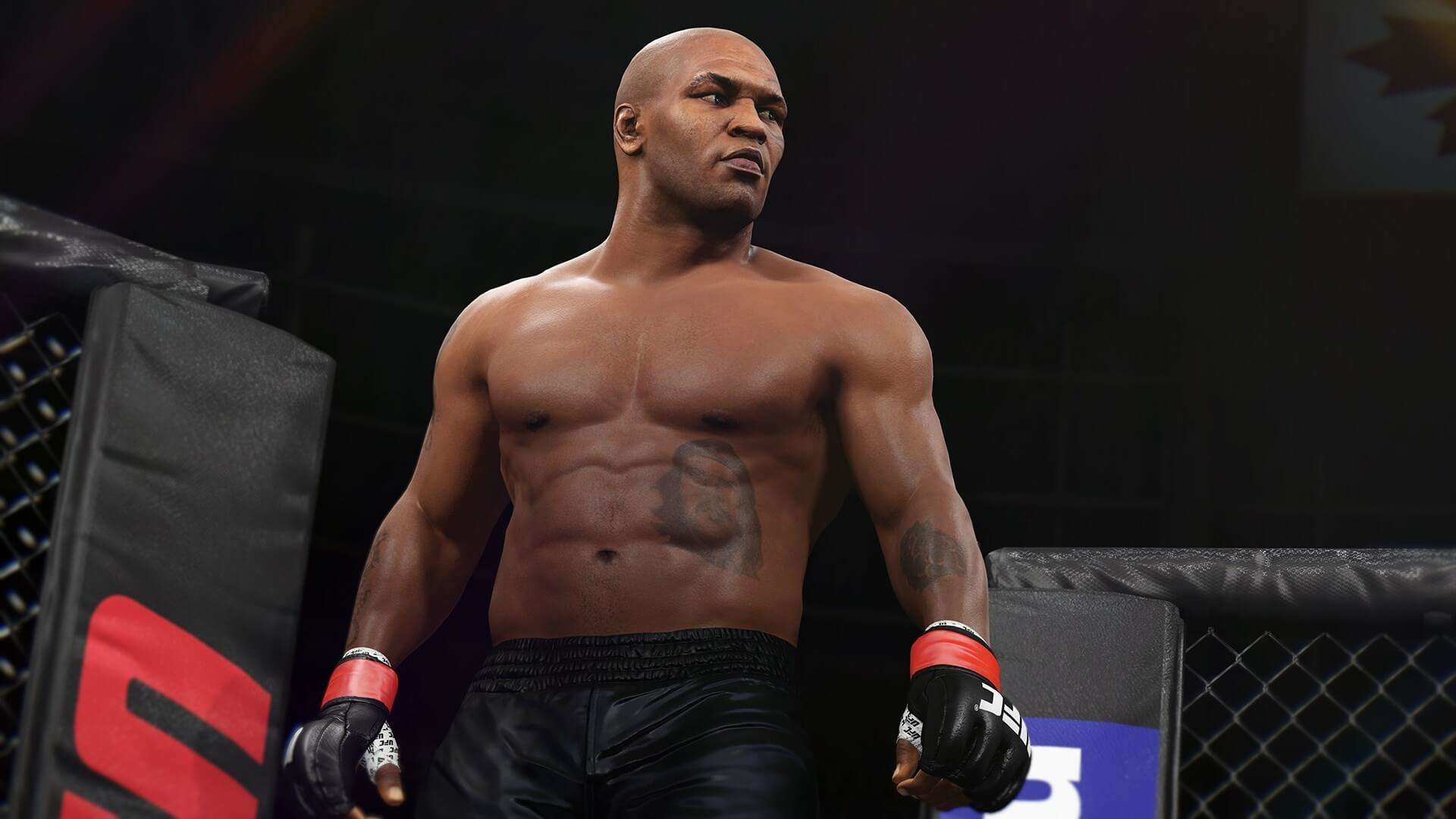 Mike Tyson, EA Sports UFC 2, Ottagono, Videogioco, Muscoli, 1920x1080, immagine di sfondo