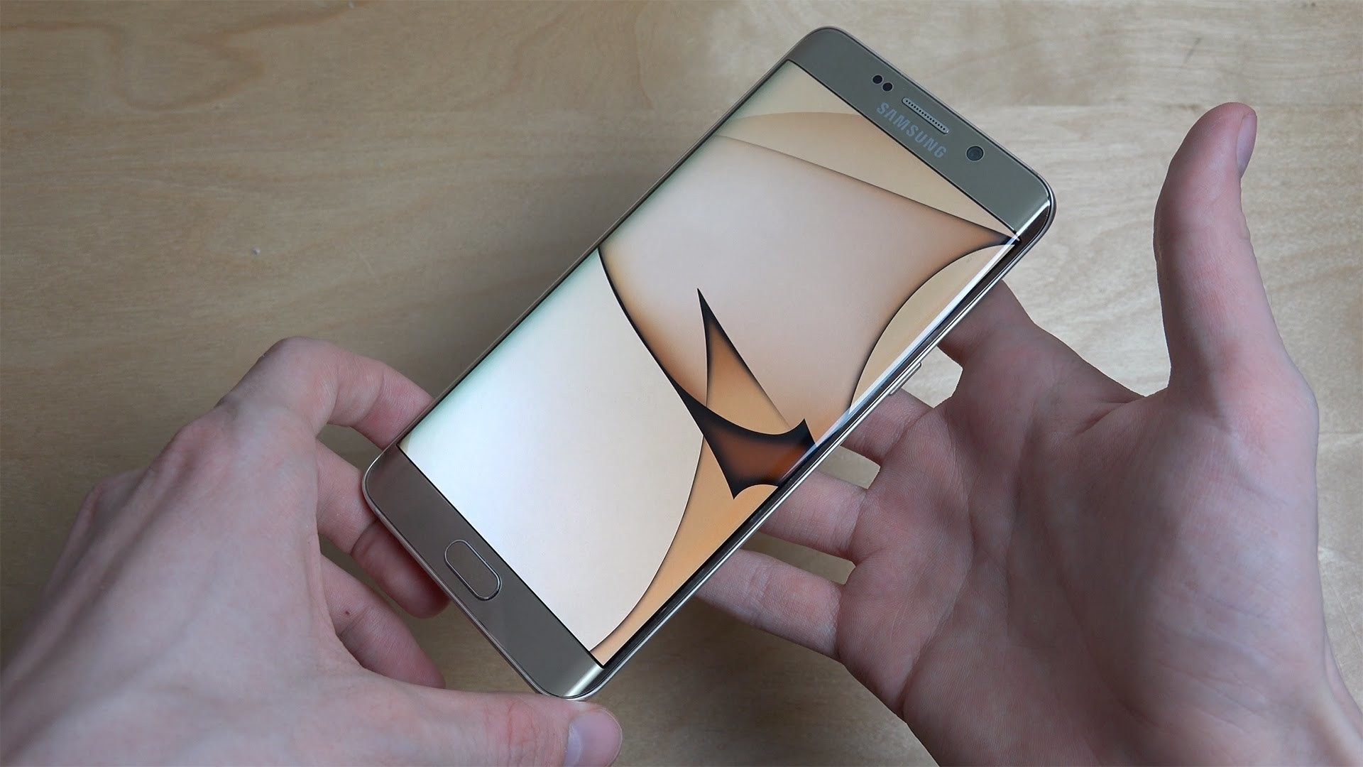 Samsung Galaxy Note 5, Smartphone, Mani, Oro, 16:9 Full HD, sfondo widescreen