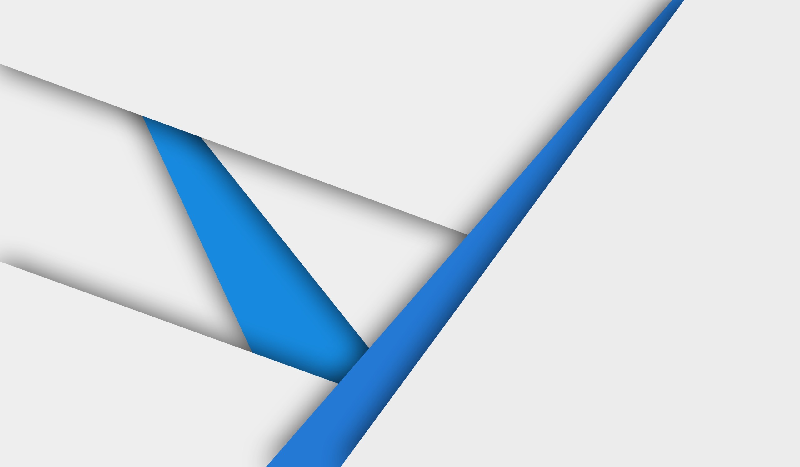 Material Design, Diagonali, Blu, Bianco, Minimalista, 2K, sfondo desktop