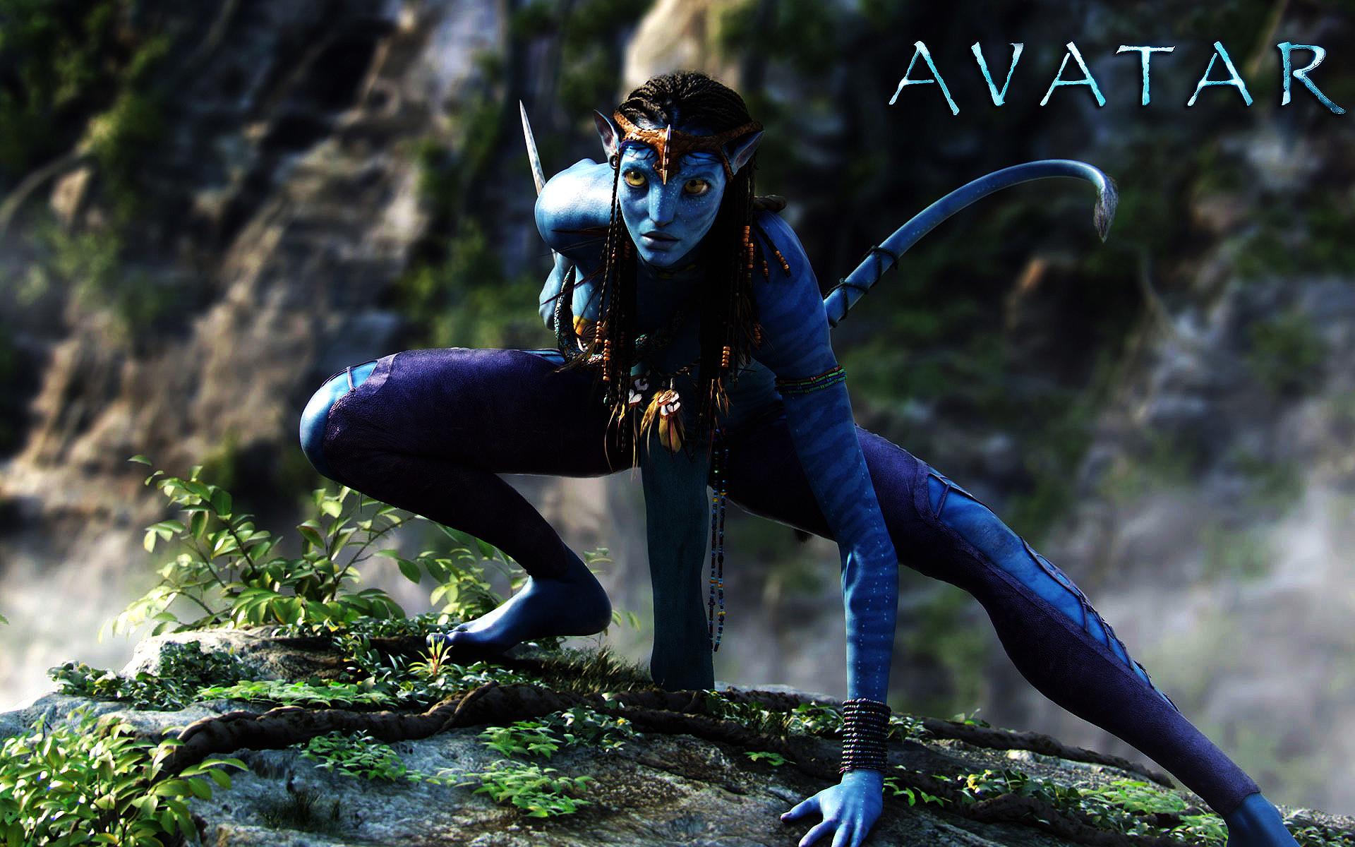 Avatar, Neytiri, Na'vi, James Cameron, 16:10 Full HD, wallpaper widescreen