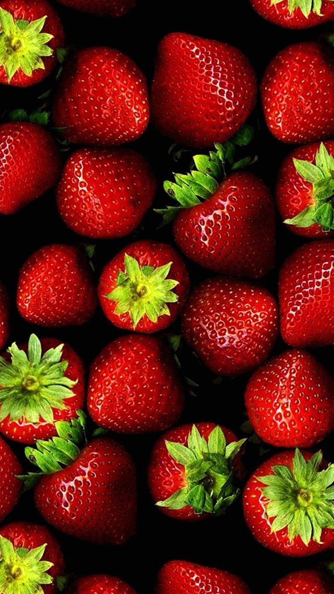 Fragole, Frutta, Rosso, sfondo per iPhone e Android