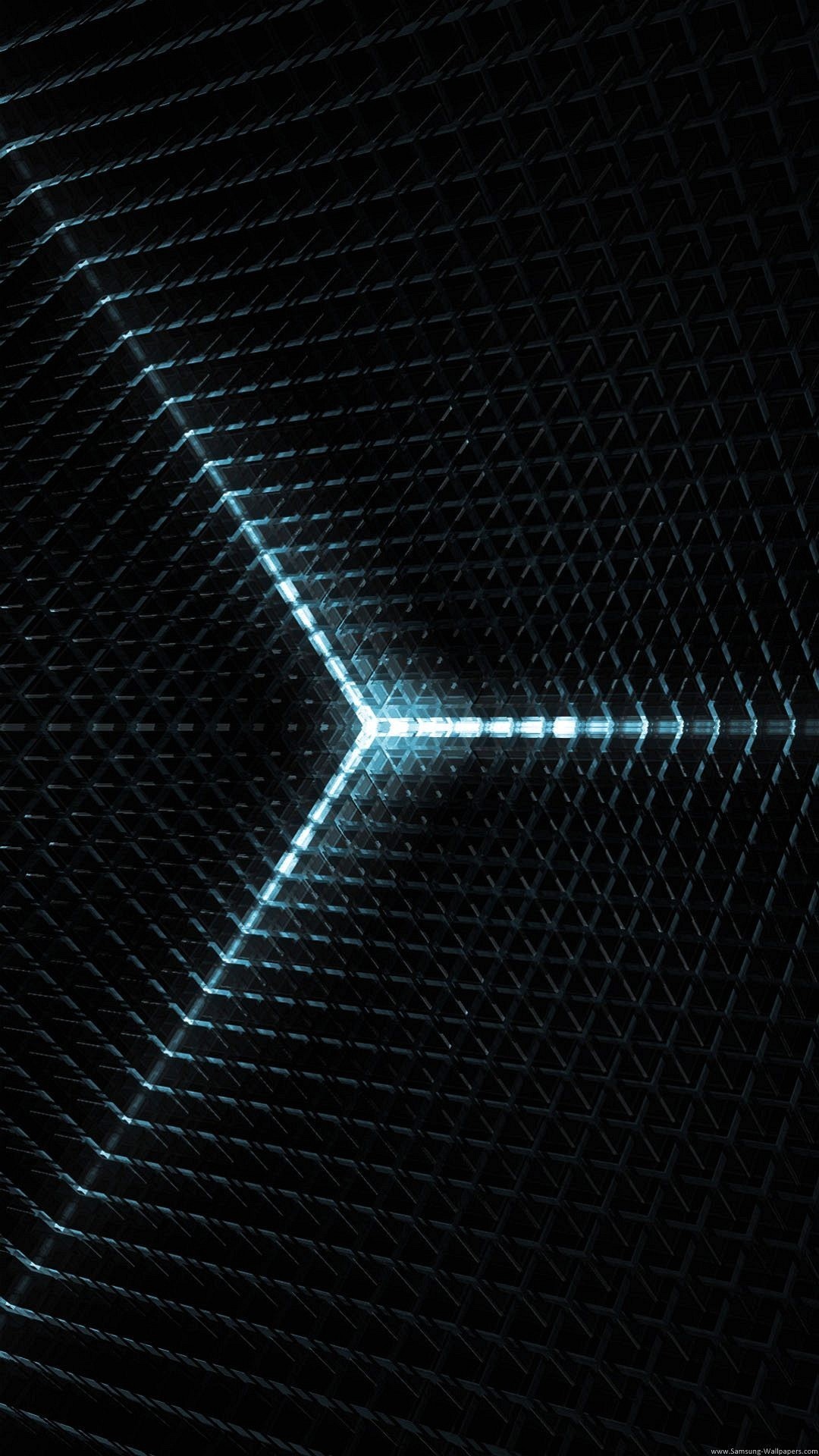 Linee luminose, Geometrico, Sfondo nero, Astratto, Full HD, wallpaper per smartphone