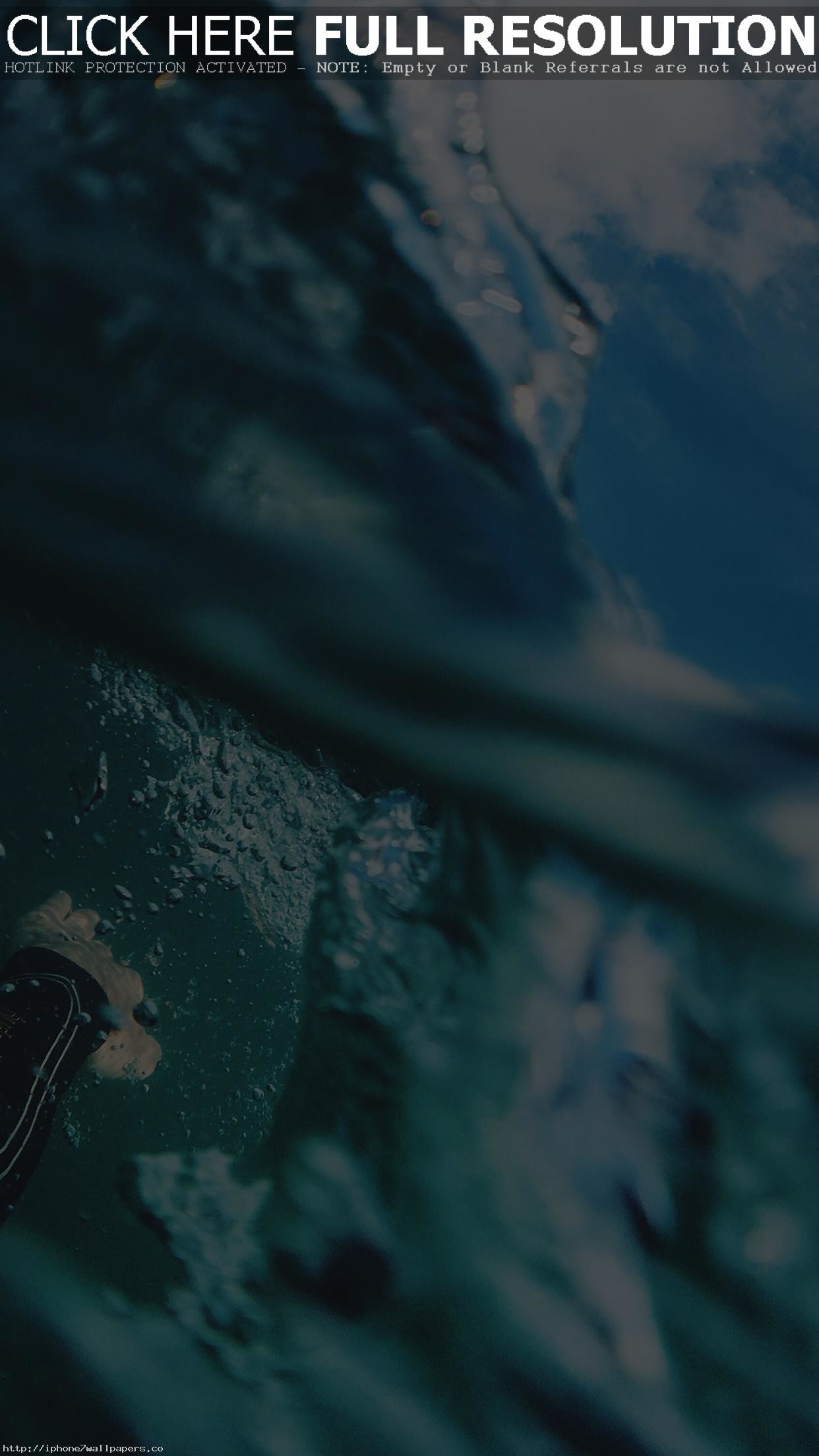 Onde, Acqua, Blu, Macro, immagine di sfondo Android