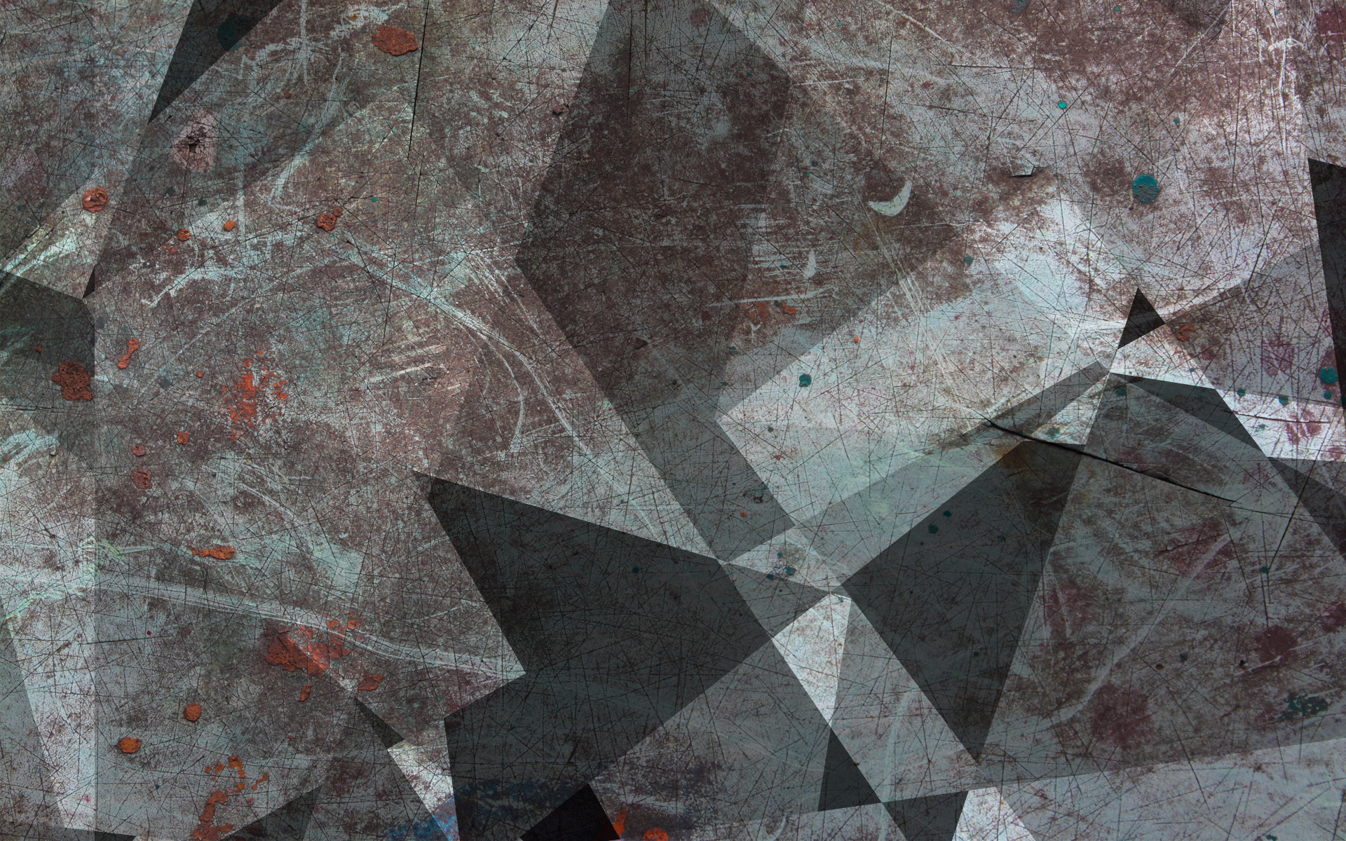 Poligoni, Grunge, Astratto, 16:10 Full HD, sfondo widescreen