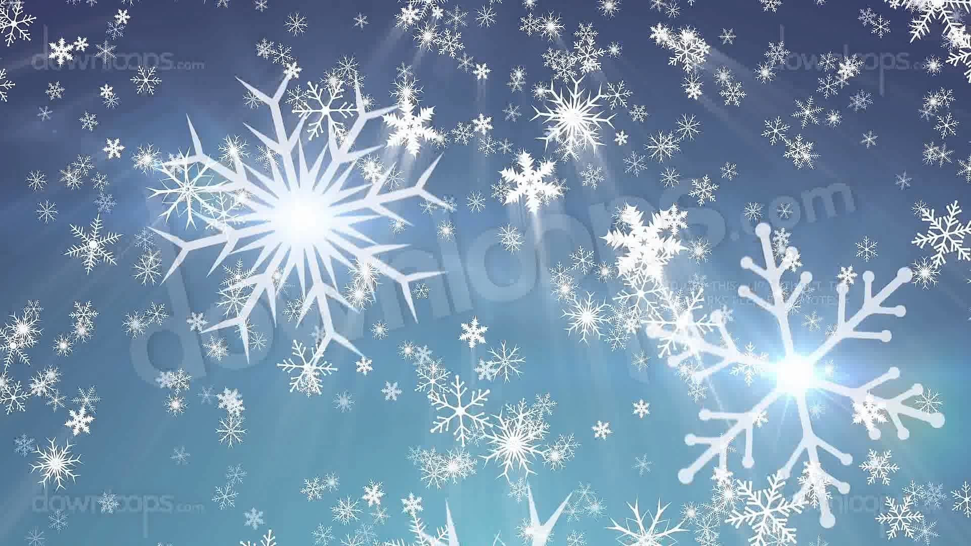 Fiocchi di neve, Azzurro, Grafica, 1920x1080, sfondo per PC