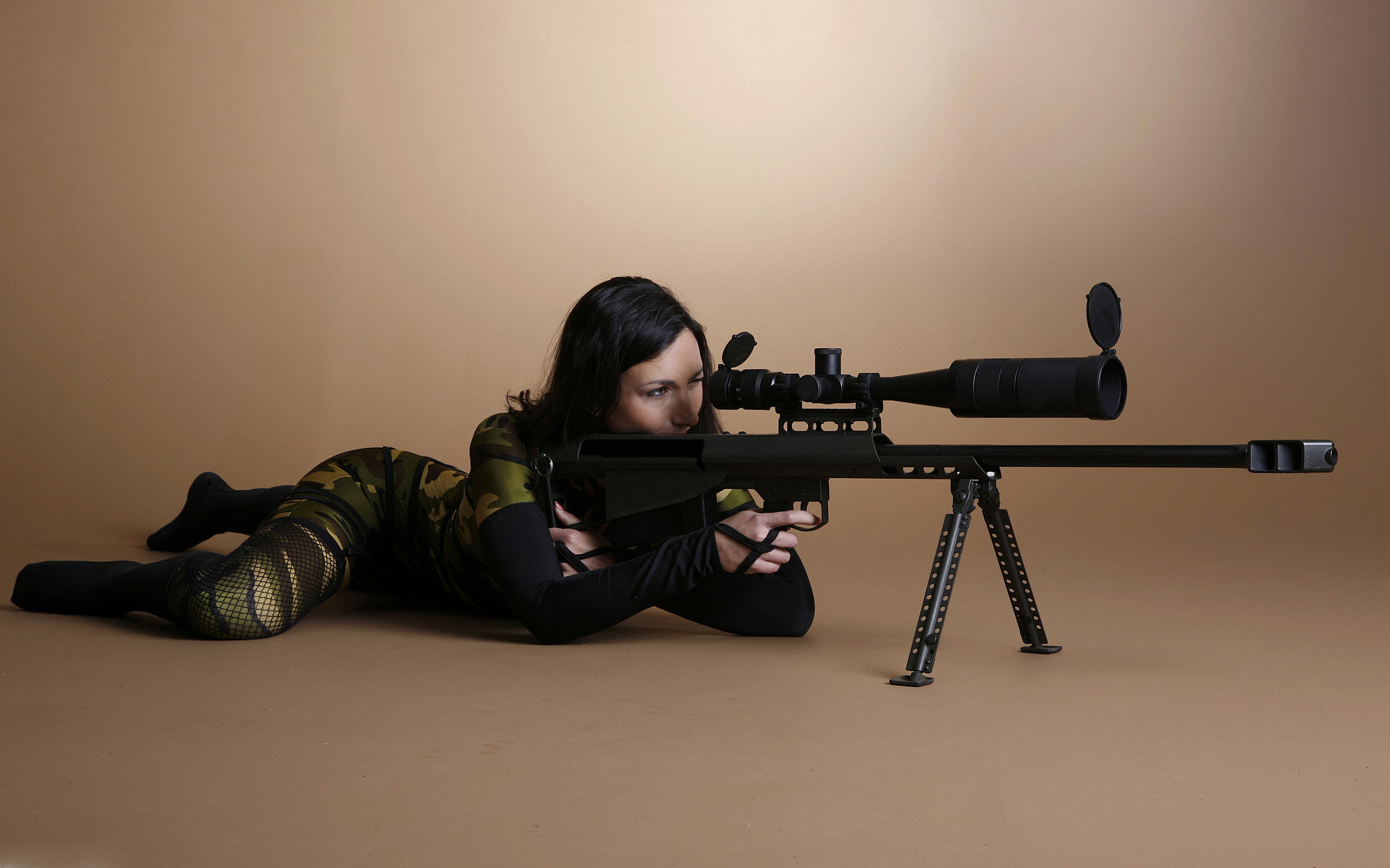 Cecchina, Barrett M82, Fucile di precisione, Donna, 1920x1200, sfondo per PC