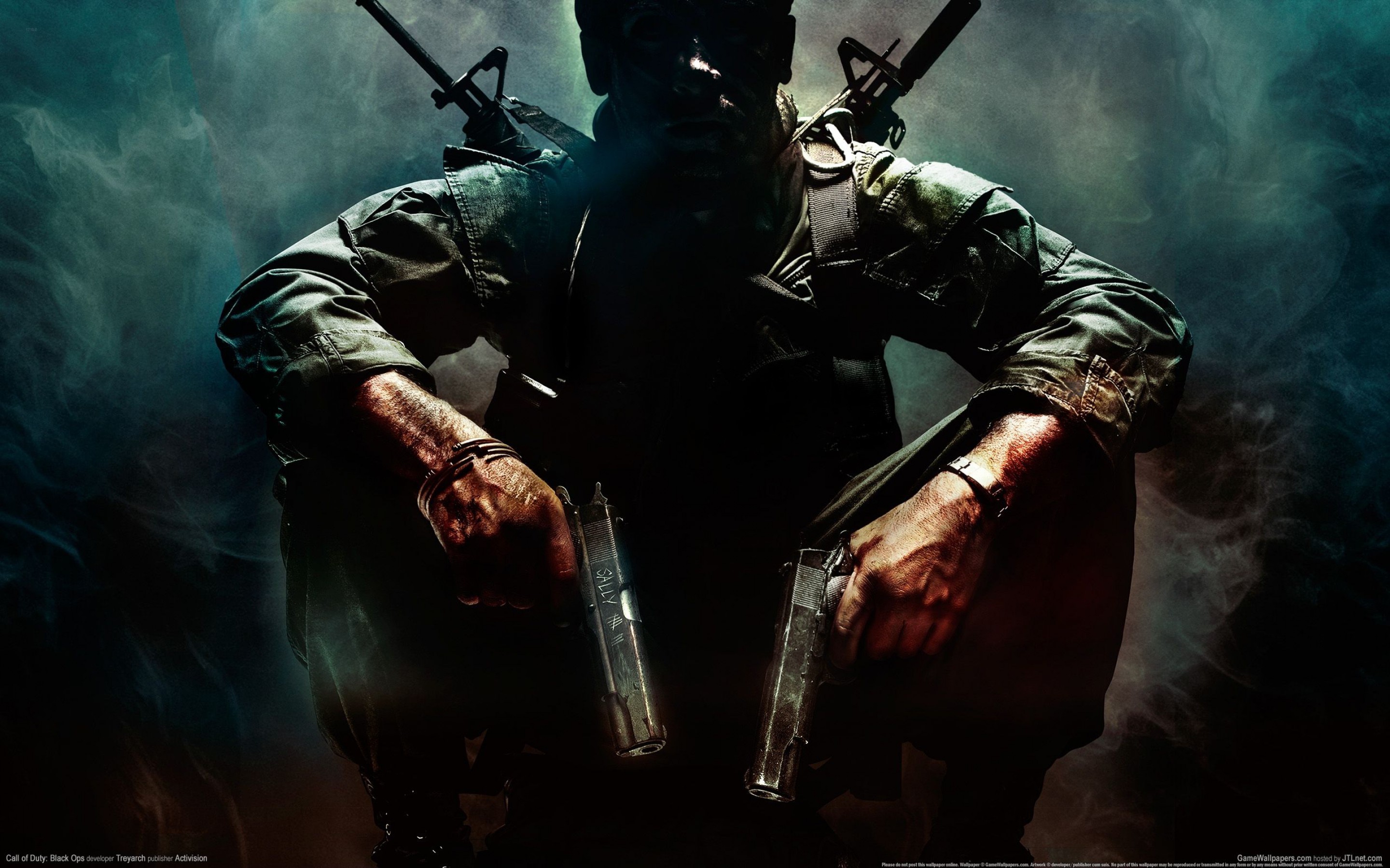 Call of Duty: Black Ops, Soldato, Pistole, Sparatutto, 16:10 2K, sfondo widescreen