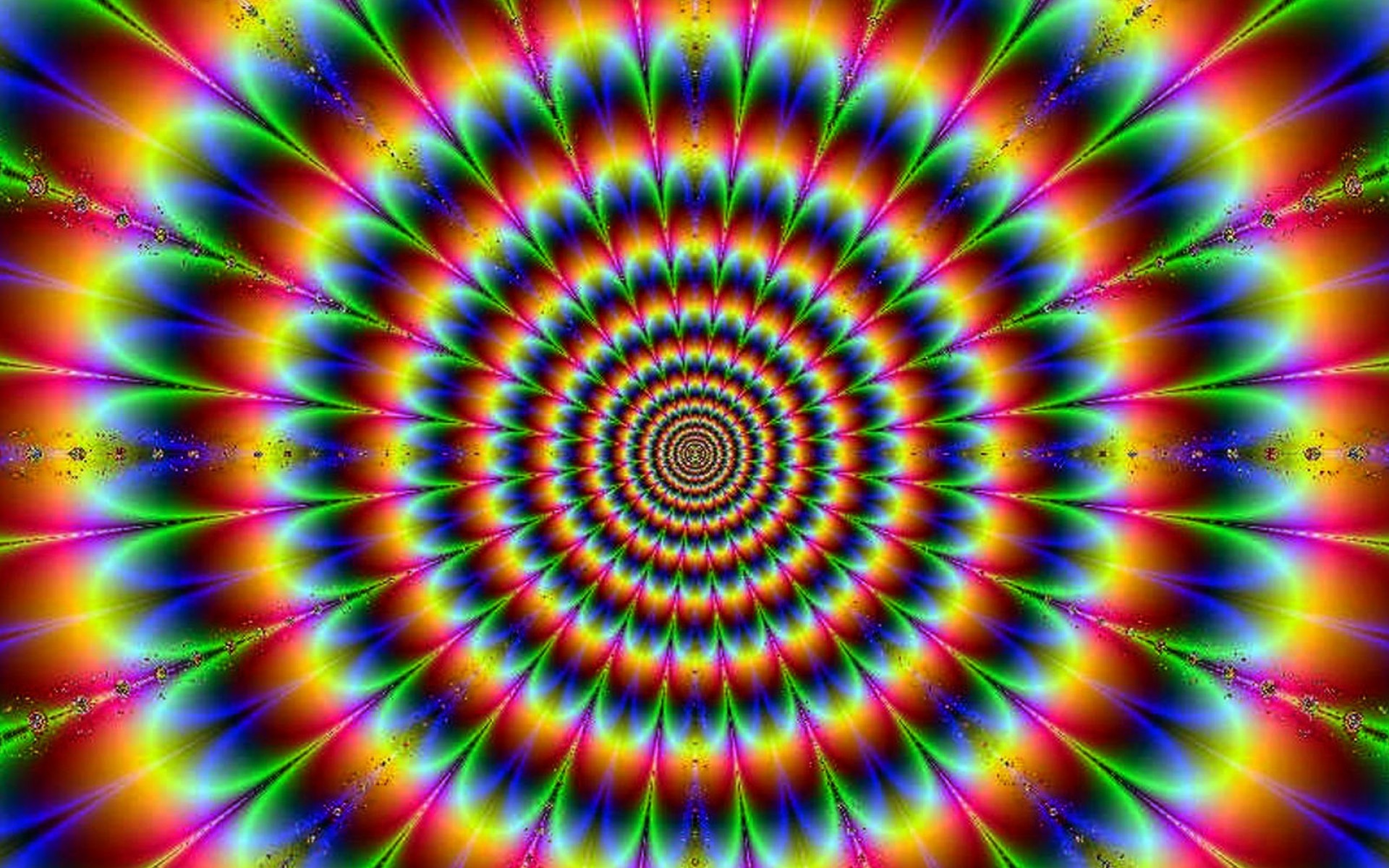 Spirale, Illusione ottica, Arcobaleno, Arte psichedelica, Full HD, sfondo per PC e portatile