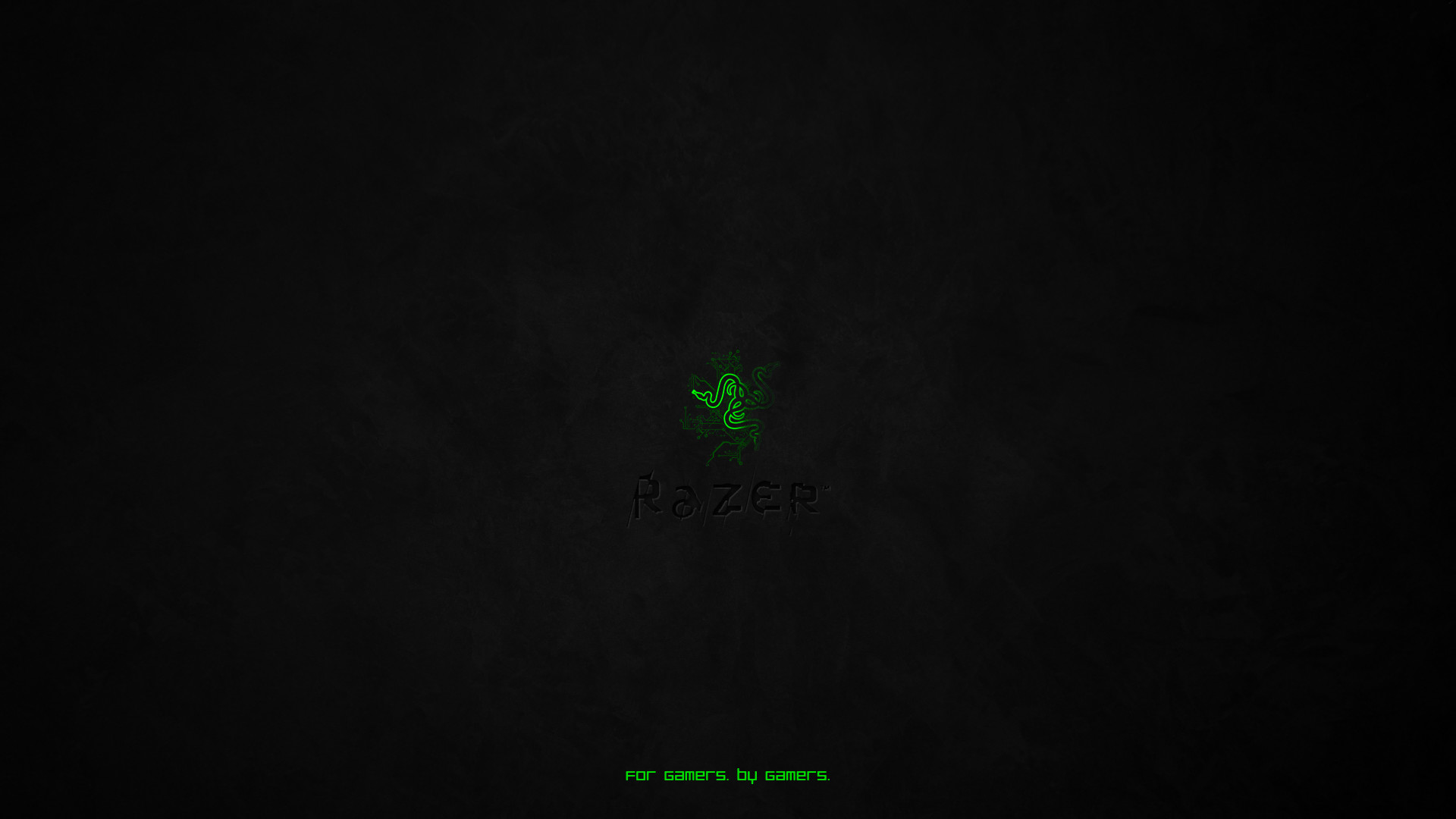 Razer, Logo Razer, For Gamers. By Gamers., Minimalismo, Full HD, sfondo Windows 11